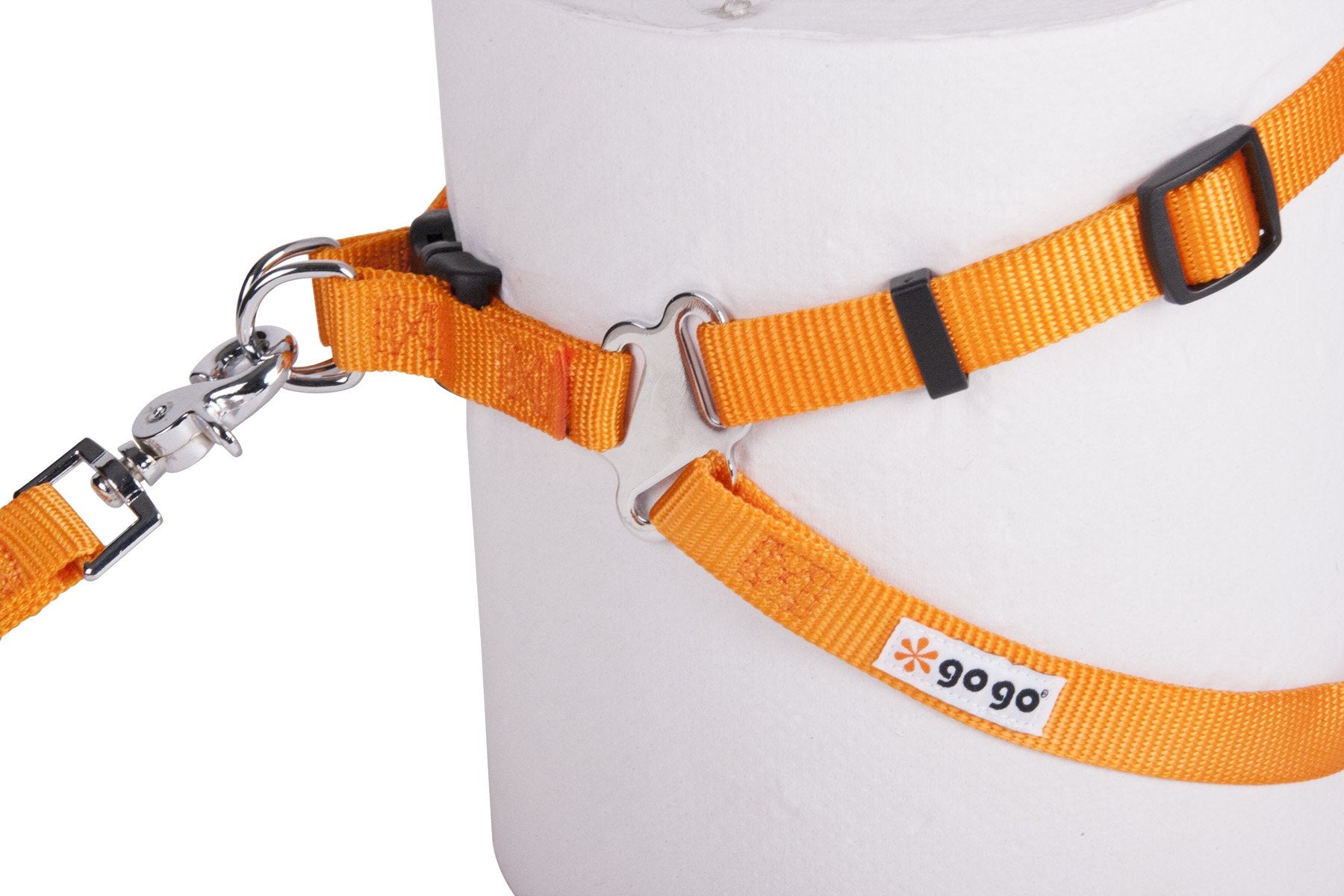 GOGO Comfy Nylon Adjustable Pet Harness, X-Small, Orange, Model 15077