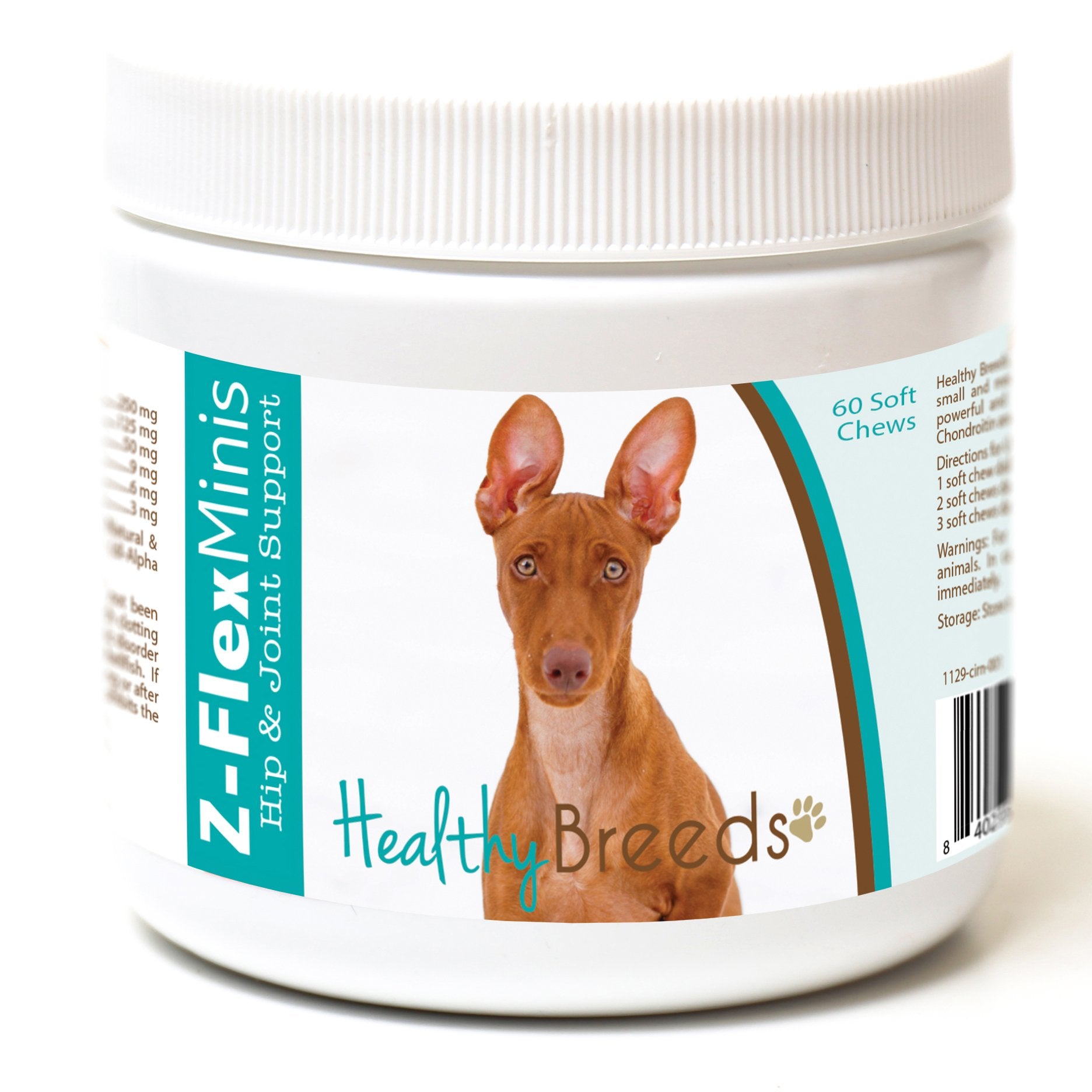 Healthy Breeds Cirnechi dellEtna Z-Flex Minis Hip and Joint Support Soft Chews 60 Count