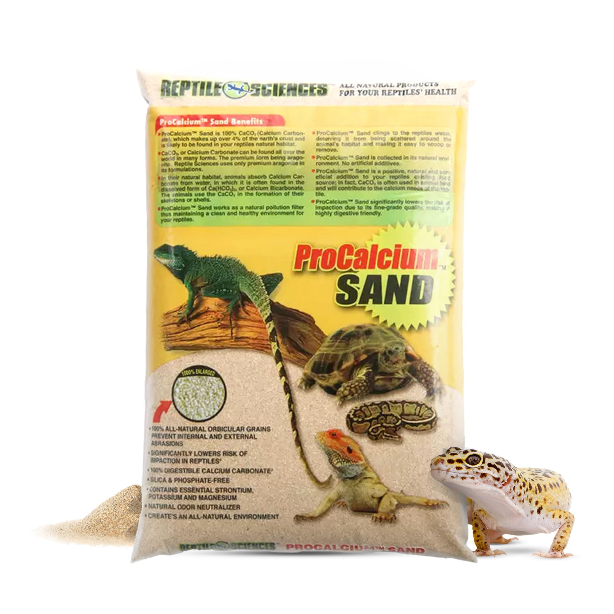 Reptile Sciences Terrarium Sand, 10-Pound, Natural Sedona