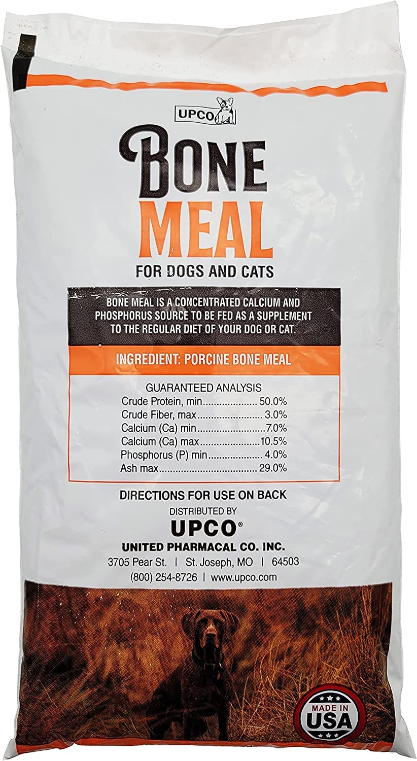 UPCO Bone Meal Supplement for Dogs and Cats (1Lb Bag)