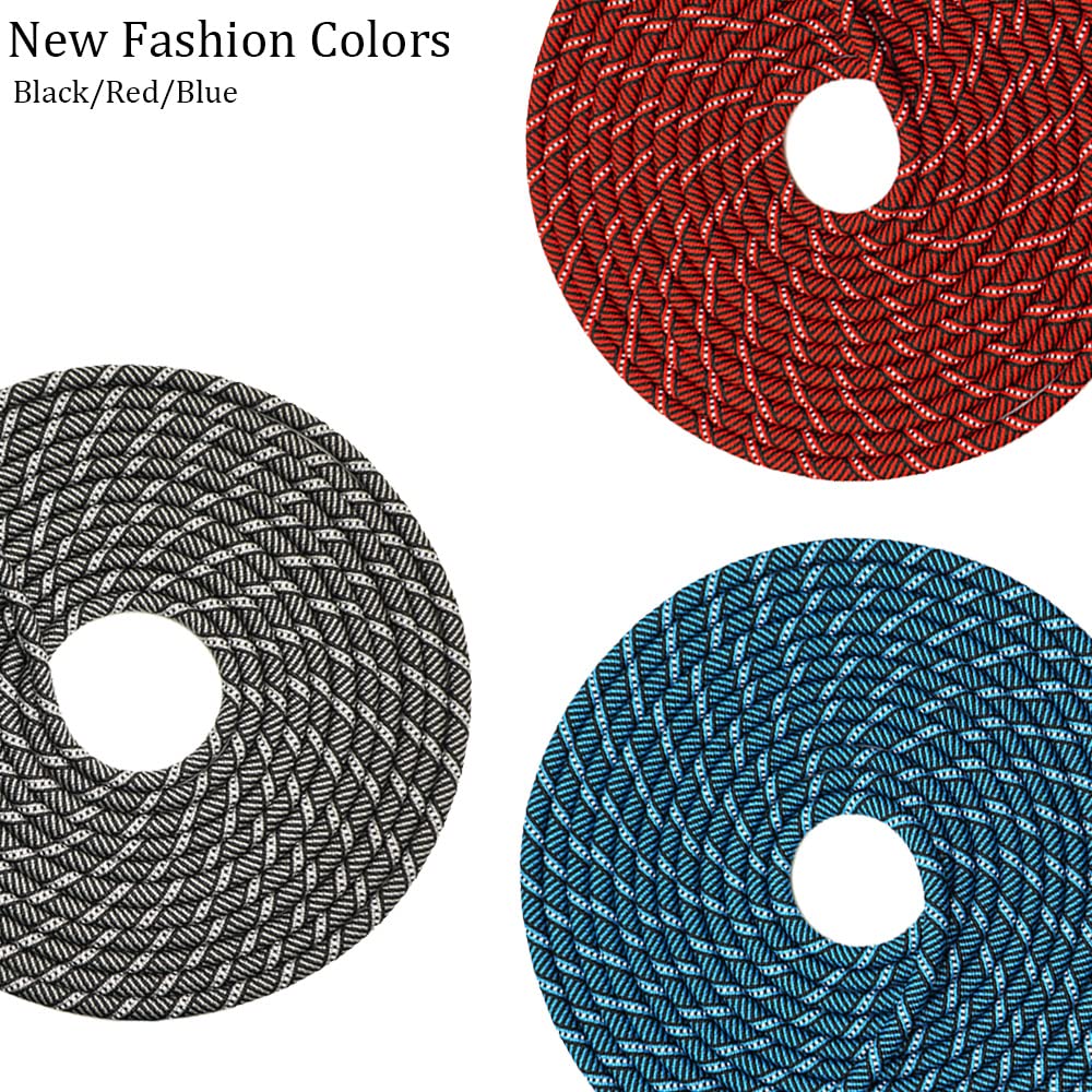 Yucforen 10Ft / 20Ft Long Slip Lead Dog Leash, 3/8' Thick Nylon Reflective Rope Anti-Choke Training Lead For Medium Large Dogs (20Ft * 3/8', Red)