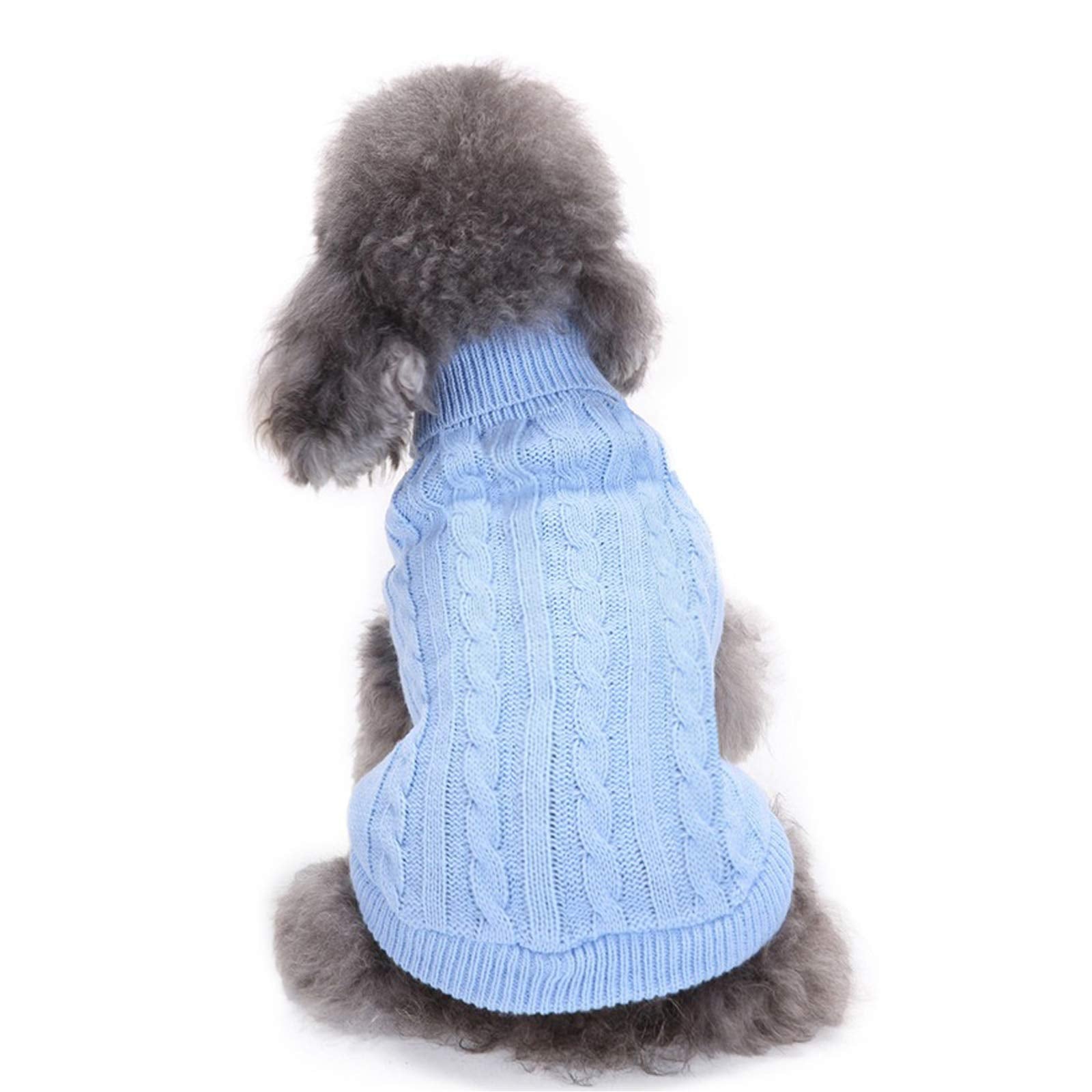Dog Sweater For Small, Medium, Large Dogs - Warm Winter Turtleneck Pet Clothes For Cats And Puppies - Cute Classic Christmas Coa