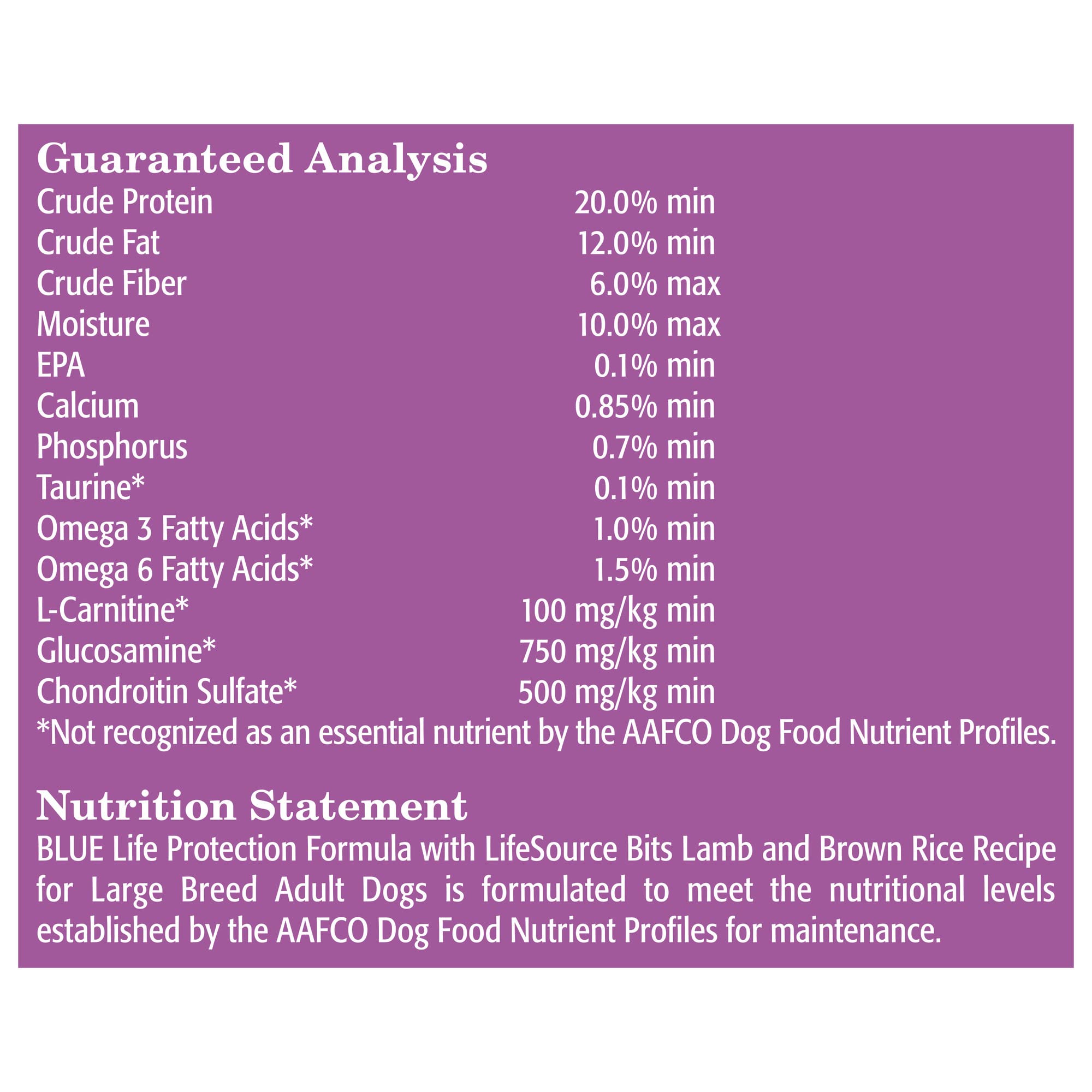Blue Buffalo Life Protection Formula Large Breed Adult Dry Dog Food, Promotes Joint Health and Lean Muscles, Made with Natural I