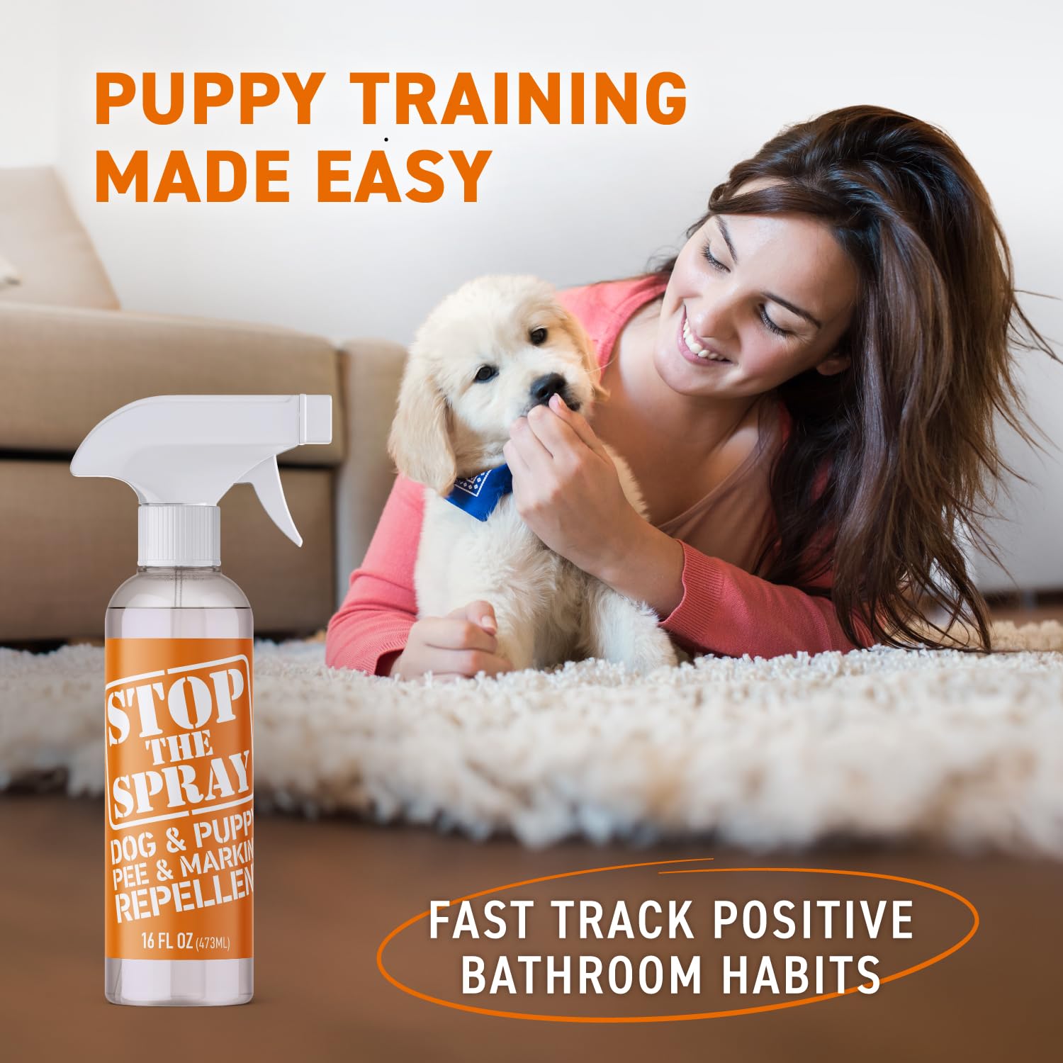 Ebpp Stop The Spray - Dog & Puppy Pee Marking Repellent - Pet Training Spray - Puppy Potty Training Spray For Dogs - Dog Pee Sto
