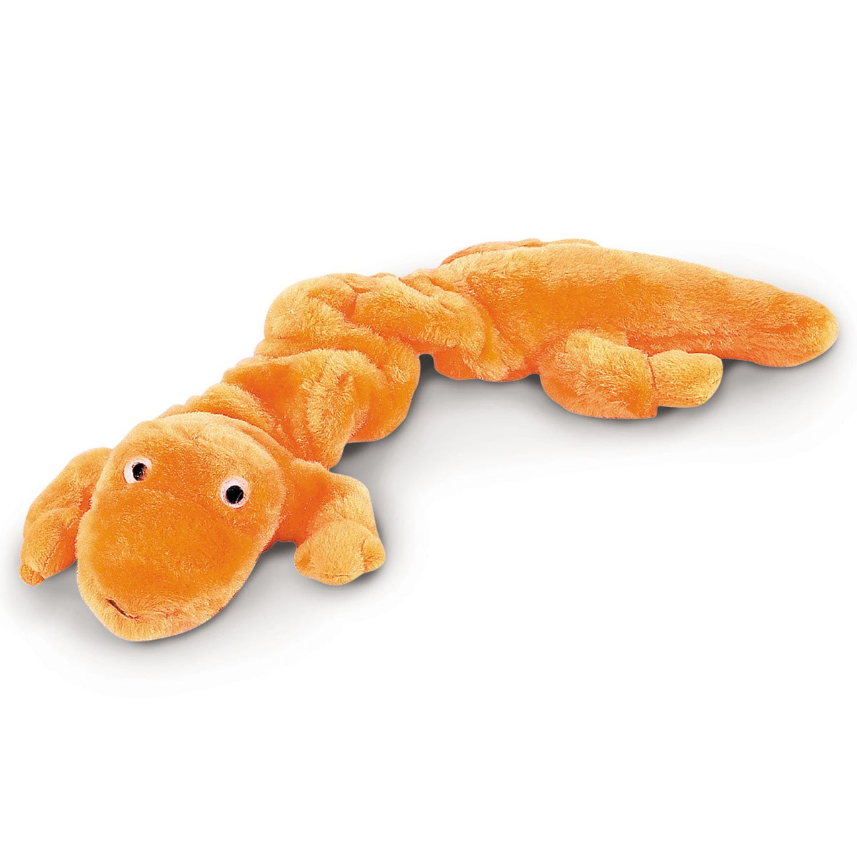 Zanies Bungies Gecko Dog Toys, Orange, 16'–24'