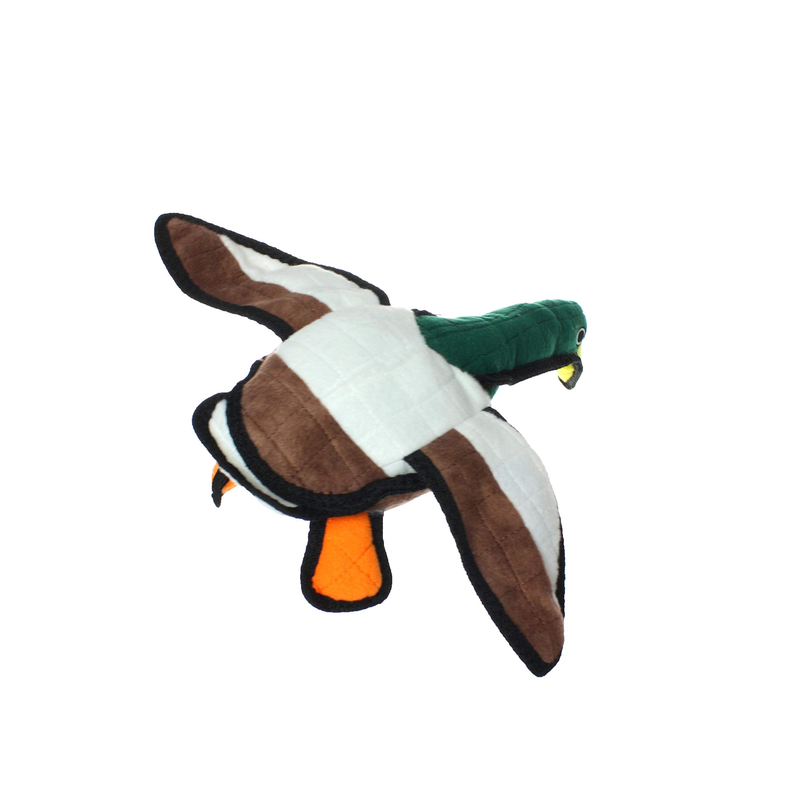 TUFFY - World 's Tuffest Soft Dog Toy - Barnyard Duck - Squeakers - Multiple Layers. Made Durable, Strong & Tough. Interactive P
