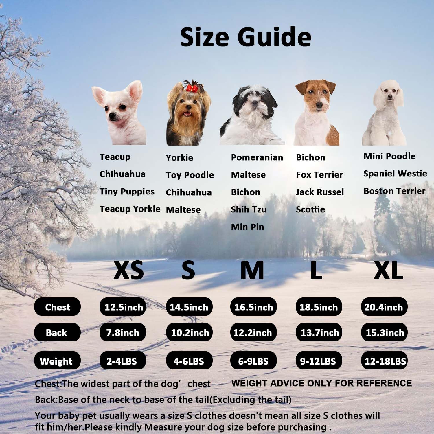 Muyaopet Waterproof Pet Clothes For Dog Winter Warm Dog Jacket Coat Dog Hooded Jumpsuit Snowsuit (Small, Black)