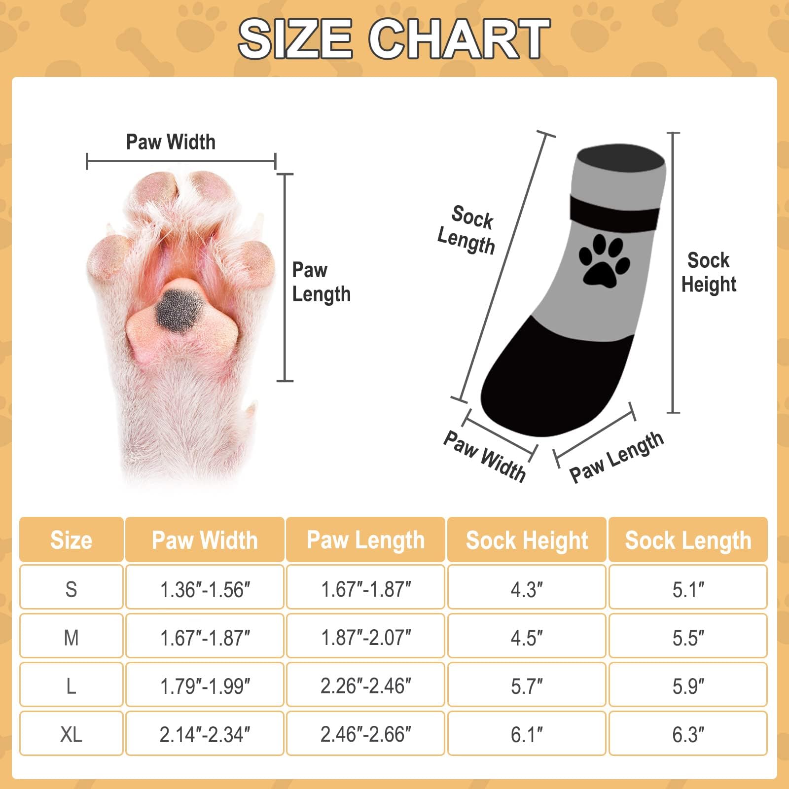 Kooltail Anti Slip Dog Socks - Outdoor Dog Boots Waterproof Dog Shoes Paw Protector With Strap Traction Control For Hardwood Flo