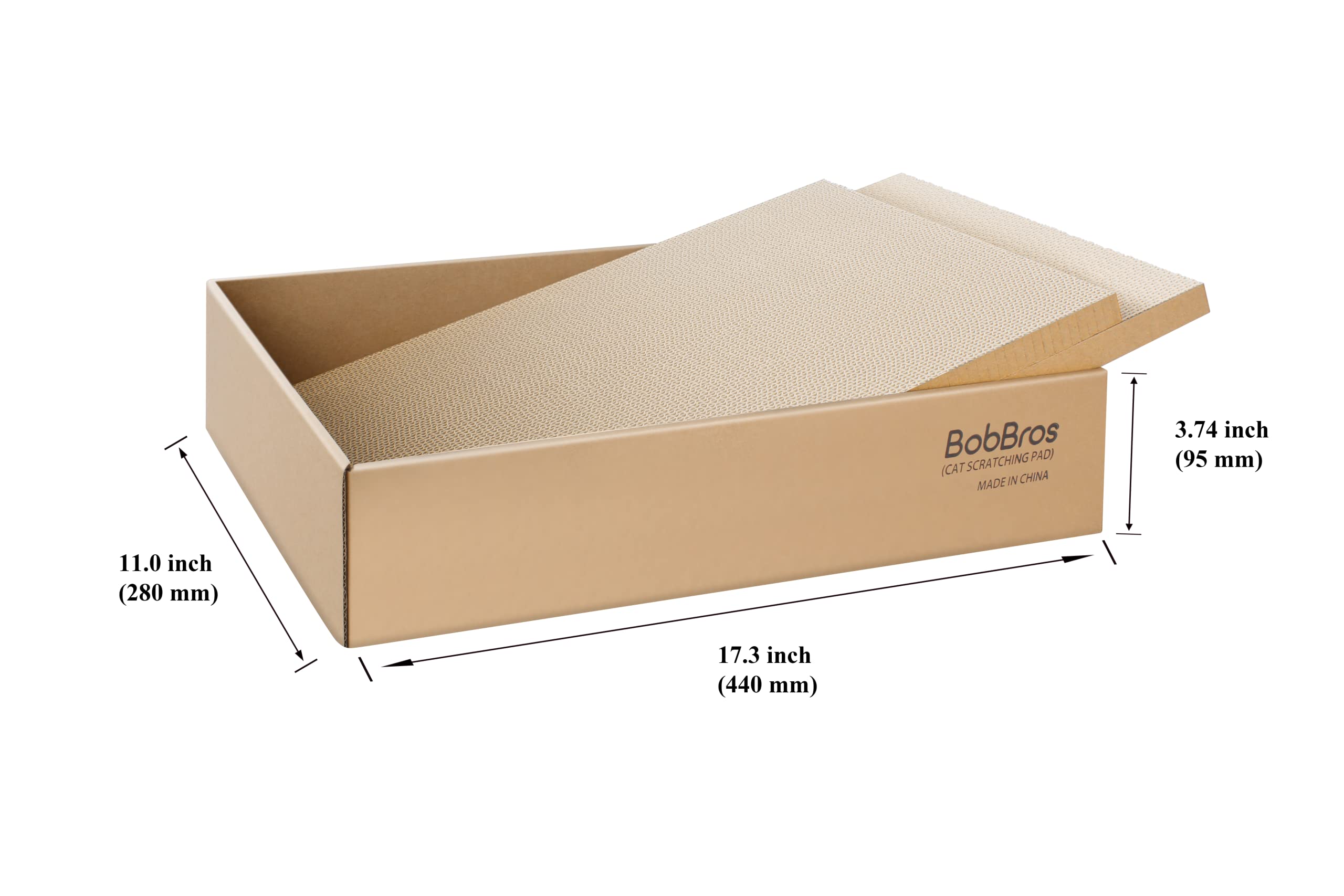5 Packs In 1 Xl Cat Scratcher, Cat Scratching Pad, Double Sided Cardboard Cat Scratcher