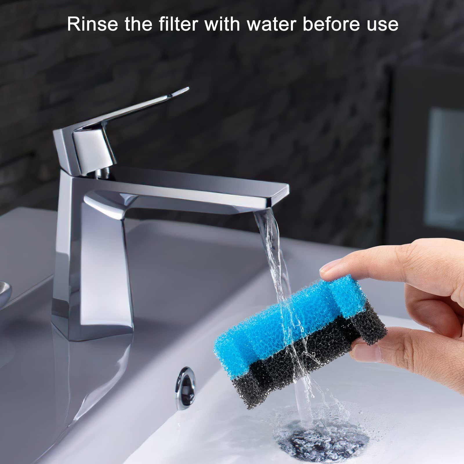 Wonder Creature Cat Fountain Filter Replacement, Upgraded Sponger Foam Filter For Round And Cubic Stainless Steel Top Cat Founta