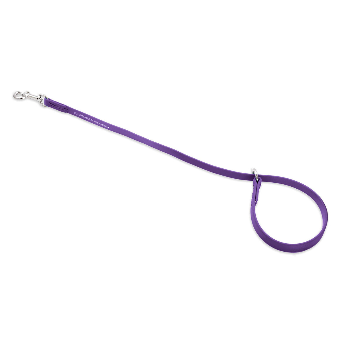 Jelly Pet Grooming Loop Slip Style (3/8' X 25', Purple) | Made In The Usa