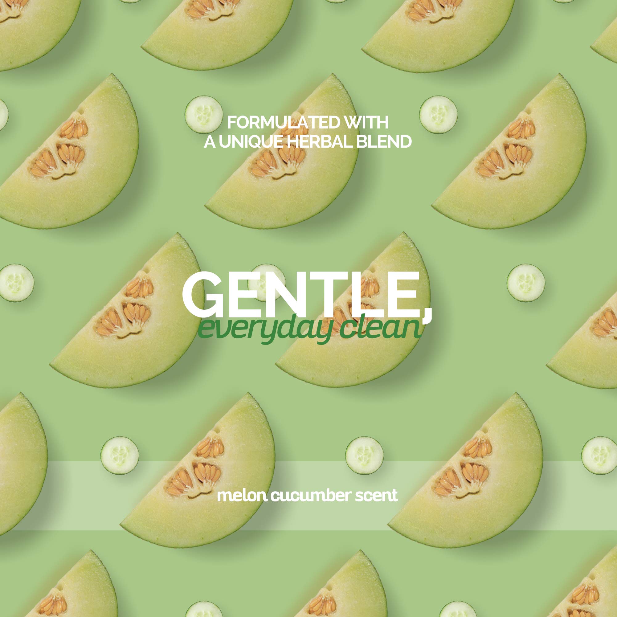 Bark 2 Basics Melon Cucumber Dog Shampoo, 1 Gallon - Unique Herbal Blend, Protects, Repairs, And Nourishes, Delivers Nutrients To Skin And Coat