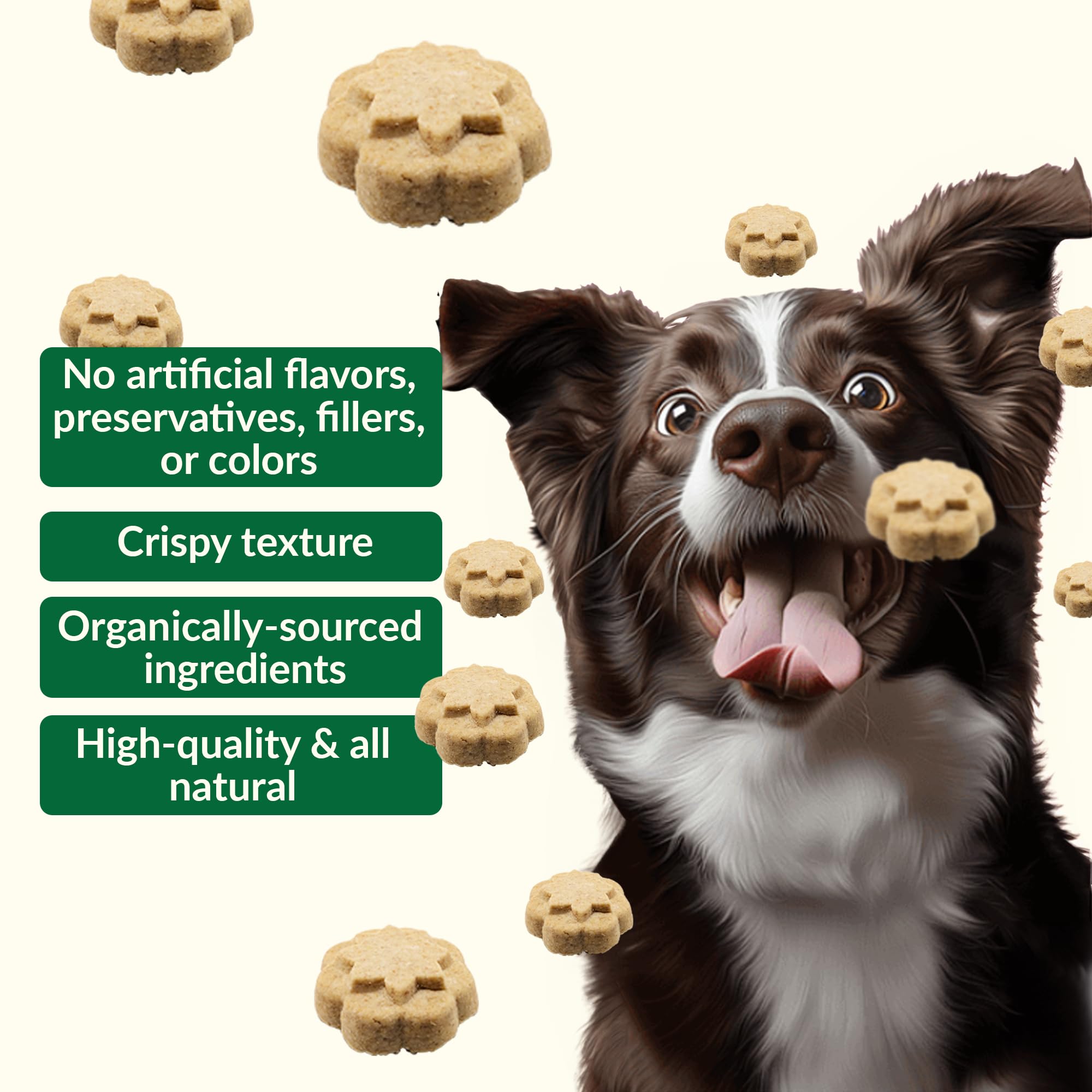 Dig Defence Premium Dog Treats - Honey/Ginger and Carrot/Peanut Butter, Natural Ingredients, Baked Gourmet Snacks for Small & Bi