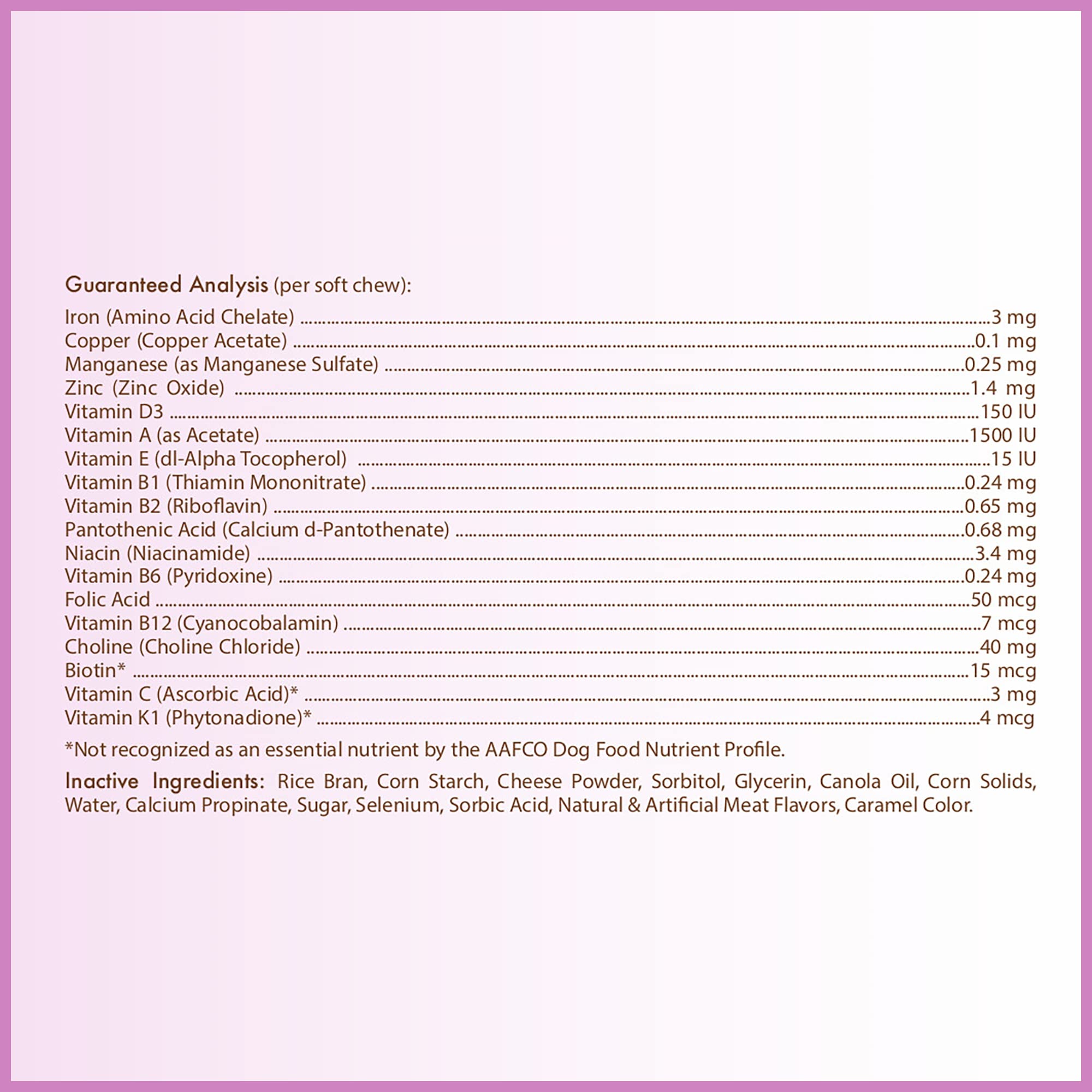 Healthy Breeds Wire Fox Terrier Multi-Vitamin Soft Chews 60 Count