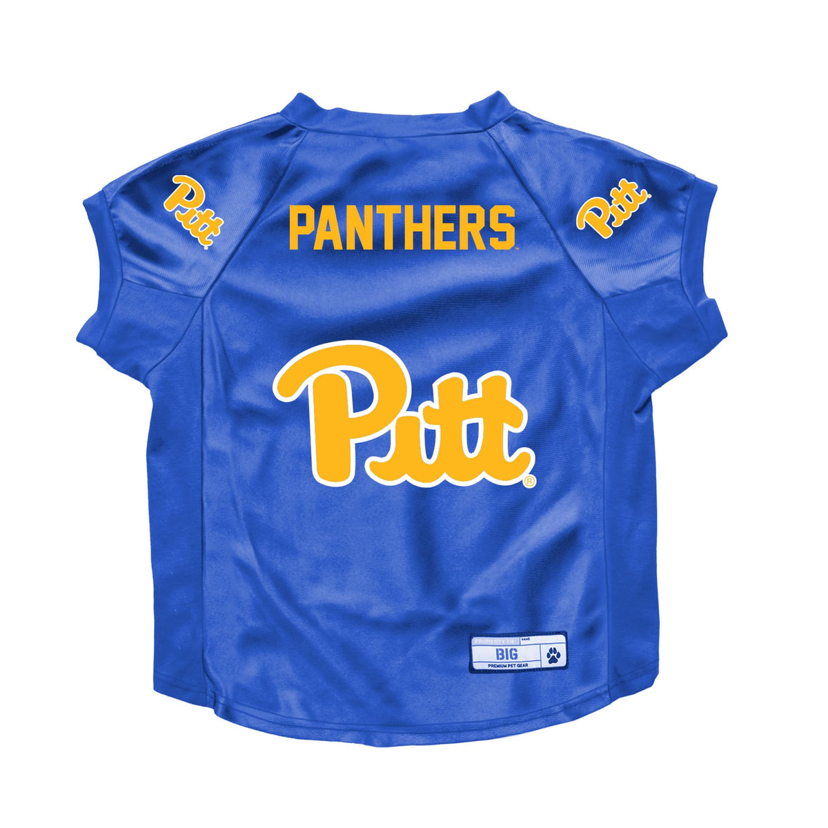 Littlearth Ncaa Pittsburgh Panthers Stretch Pet Jersey, Team Color, Medium