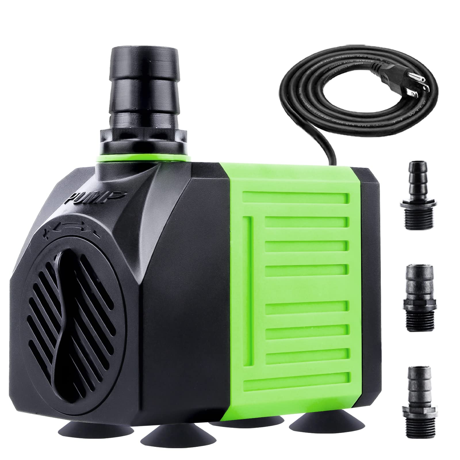Aysoner Submersible Fountain Water Pump: 550Gph 30W Adjustable Ultra Quiet Small Pond Pump With 6Ft Power Cord For Aquarium Fish Tank | Outdoor Waterfall | Statuary | Hydroponics