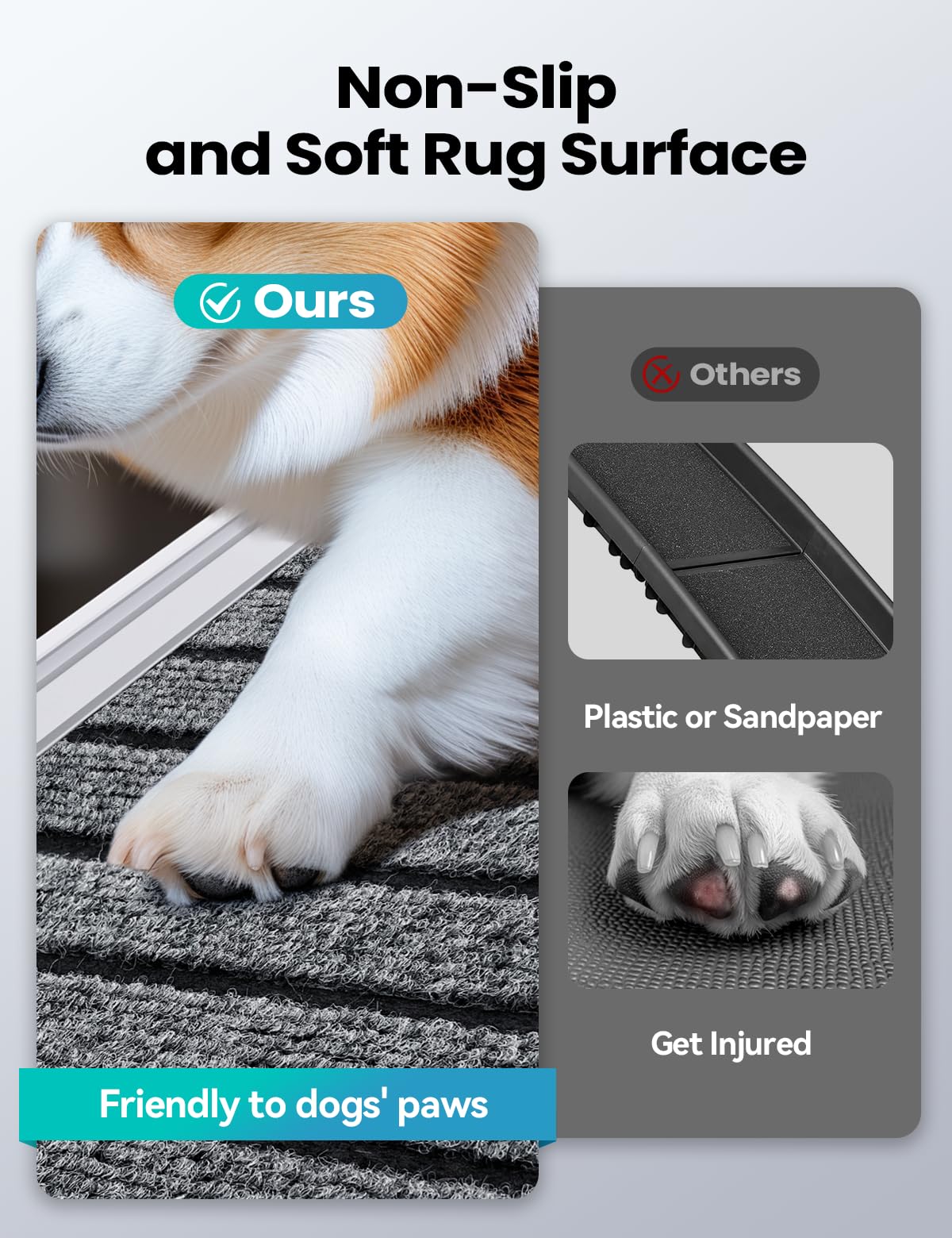 Kolotool Dog Ramp For Car 63'' L X 17'', Telescoping Portable Pet Ramps 440Lbs Capacity With Non-Slip Surface For Small Medium D