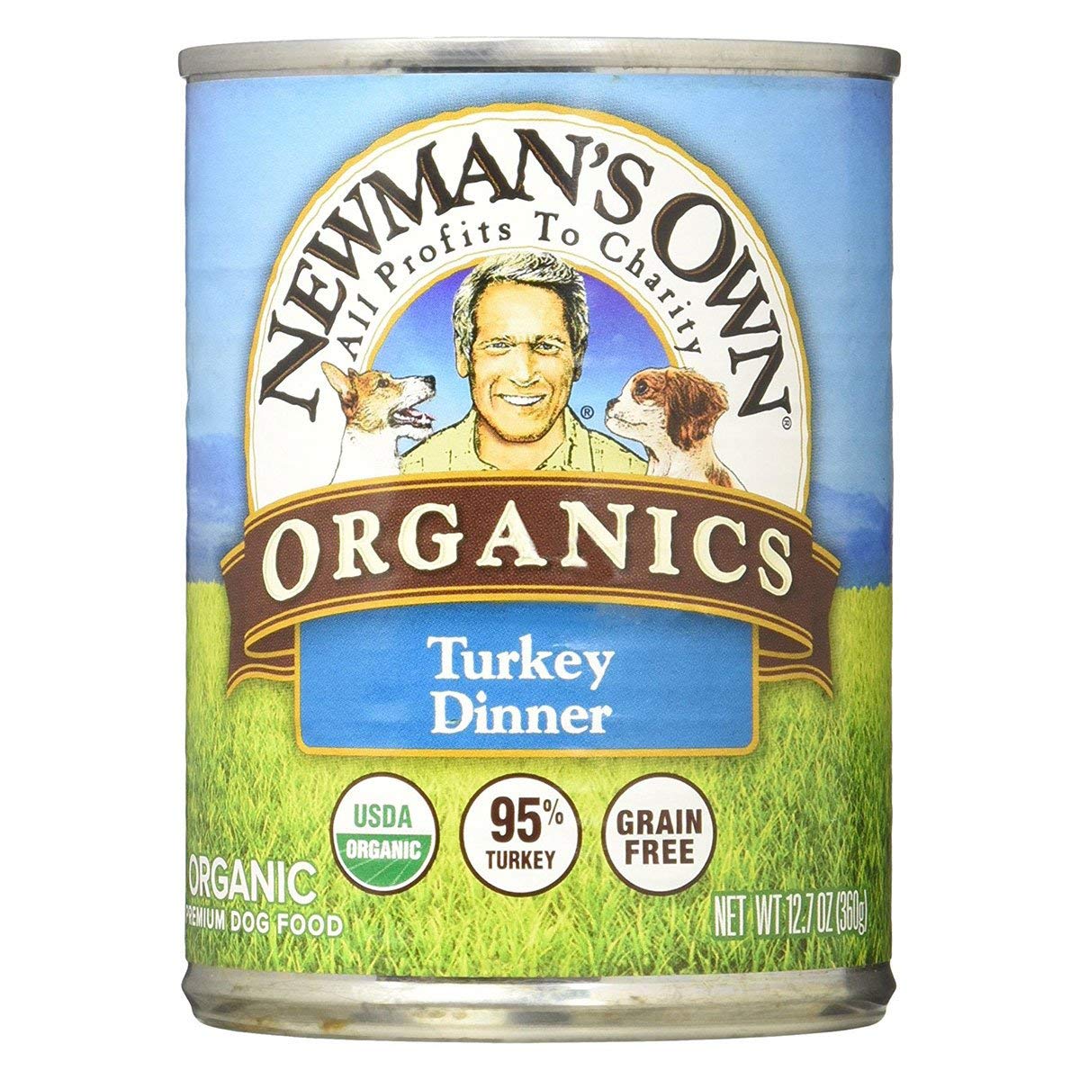 Newmans Own Organic Dog Can Grn Free Turkey O
