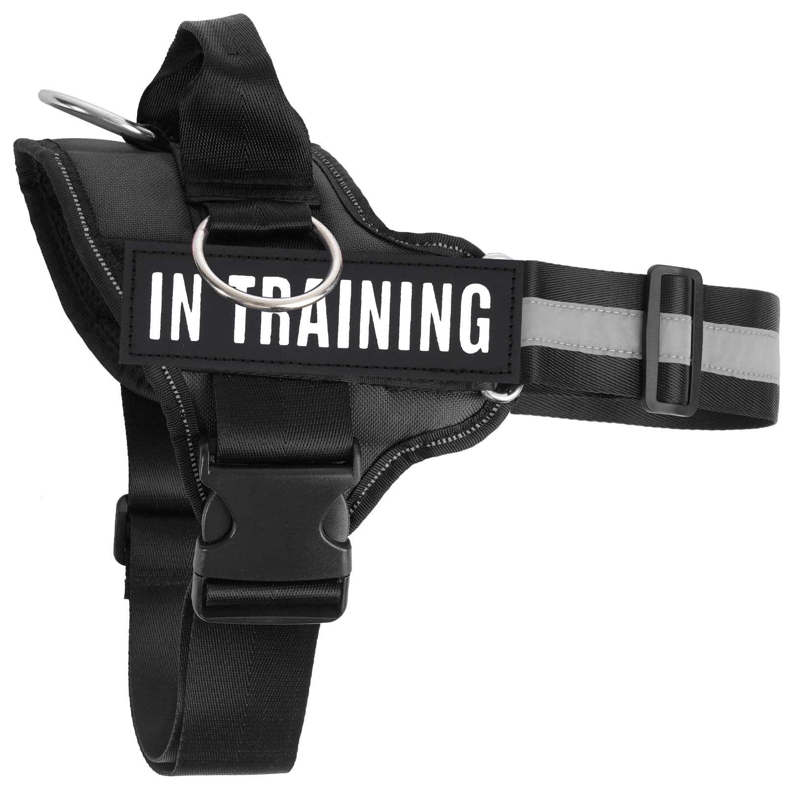 JUSTYEZI Essential Dog Harness with 3 Leash Clips - No-Pull, Adjustable, Comfortable Pet Vest Harness for Small to Large Dogs - 