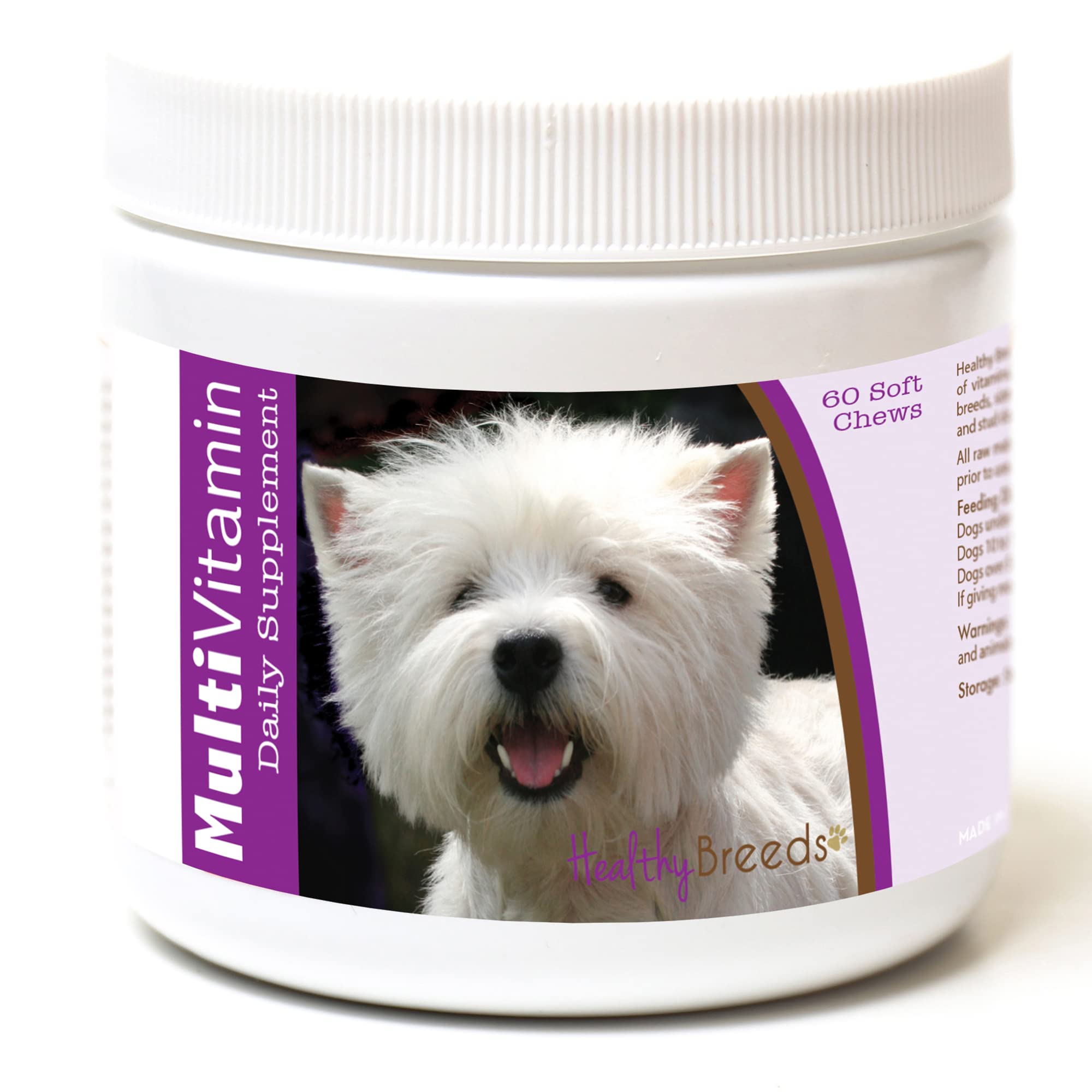 Healthy Breeds West Highland White Terrier Multi-Vitamin Soft Chews 60 Count