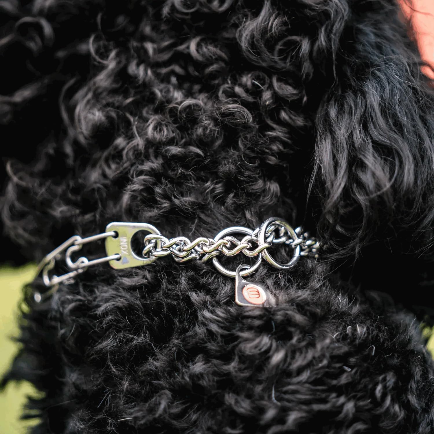 Herm Sprenger Prong Collar For Dog Training | Micro Prong Stainless Steel Ultra-Plus Dog Collar | Assembly Chain Training Collar For Smaller Dogs | Made In Germany - (1.5 Mm, (Neck Size Upto 9.5'))