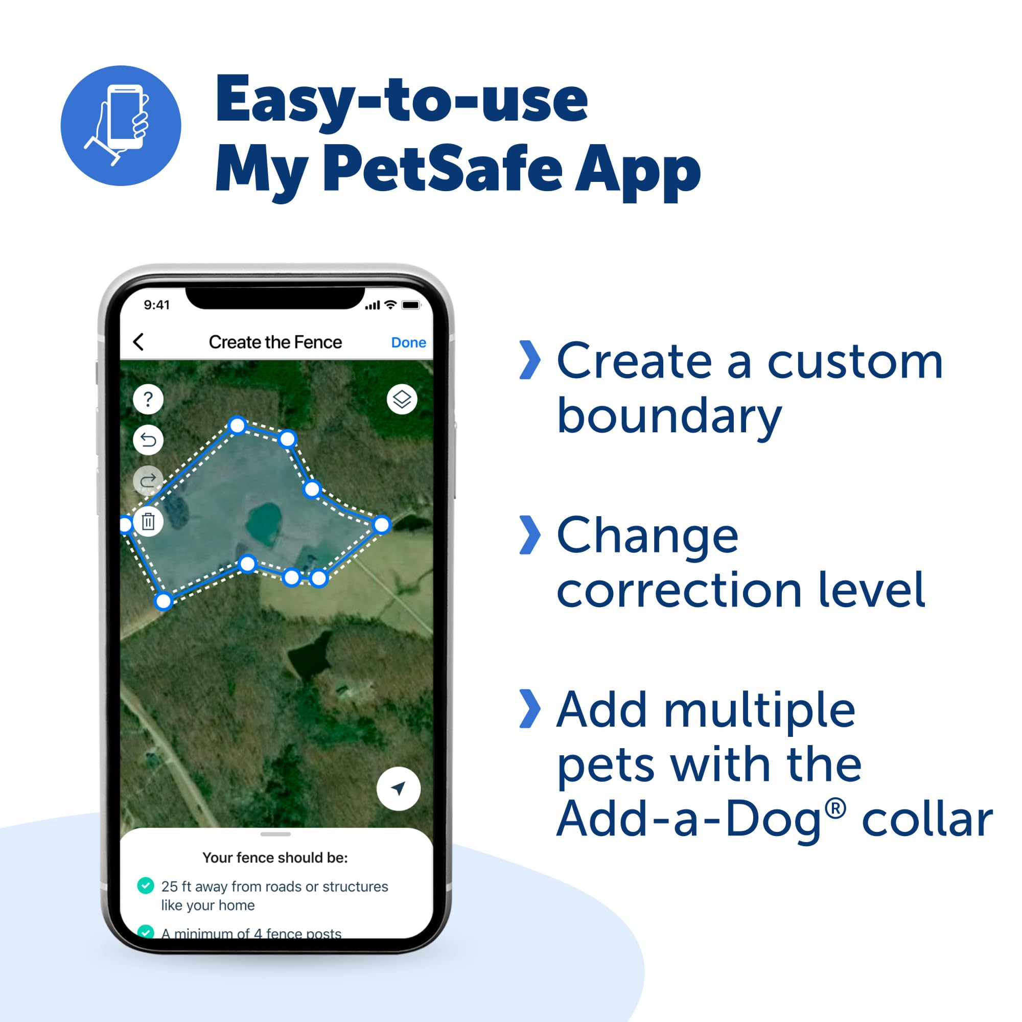Petsafe Guardian Gps Dog Fence - No Subscription - Create Your Own Wireless Fence For Dogs - For Yards 3/4 Acres Or Larger - Wor