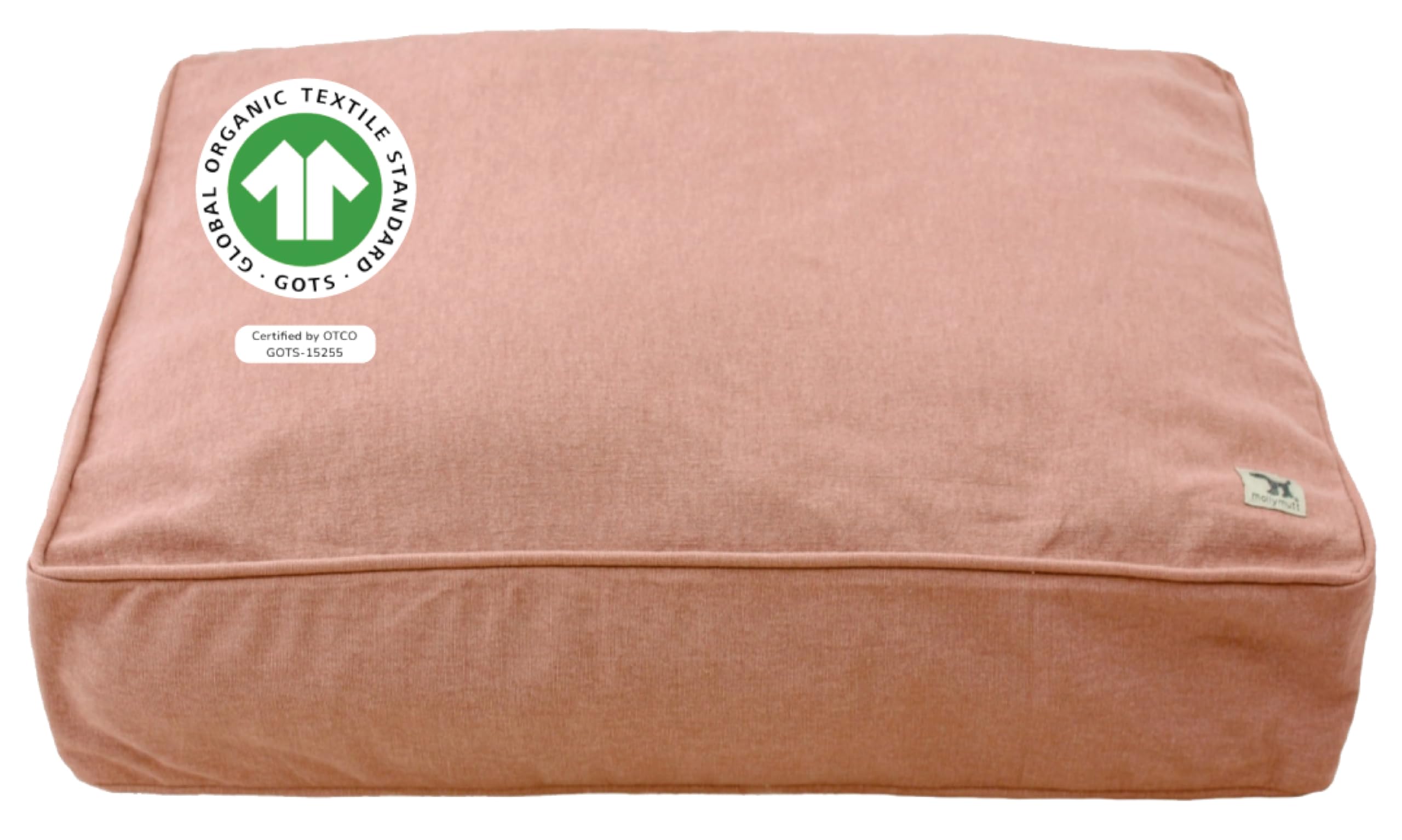 Molly Mutt Kyoto Dog Bed Duvet Cover, Gots-Certified 100% Organic Cotton Canvas Cover For Dog, Puppy, Or Cat Bed, Durable, Washa