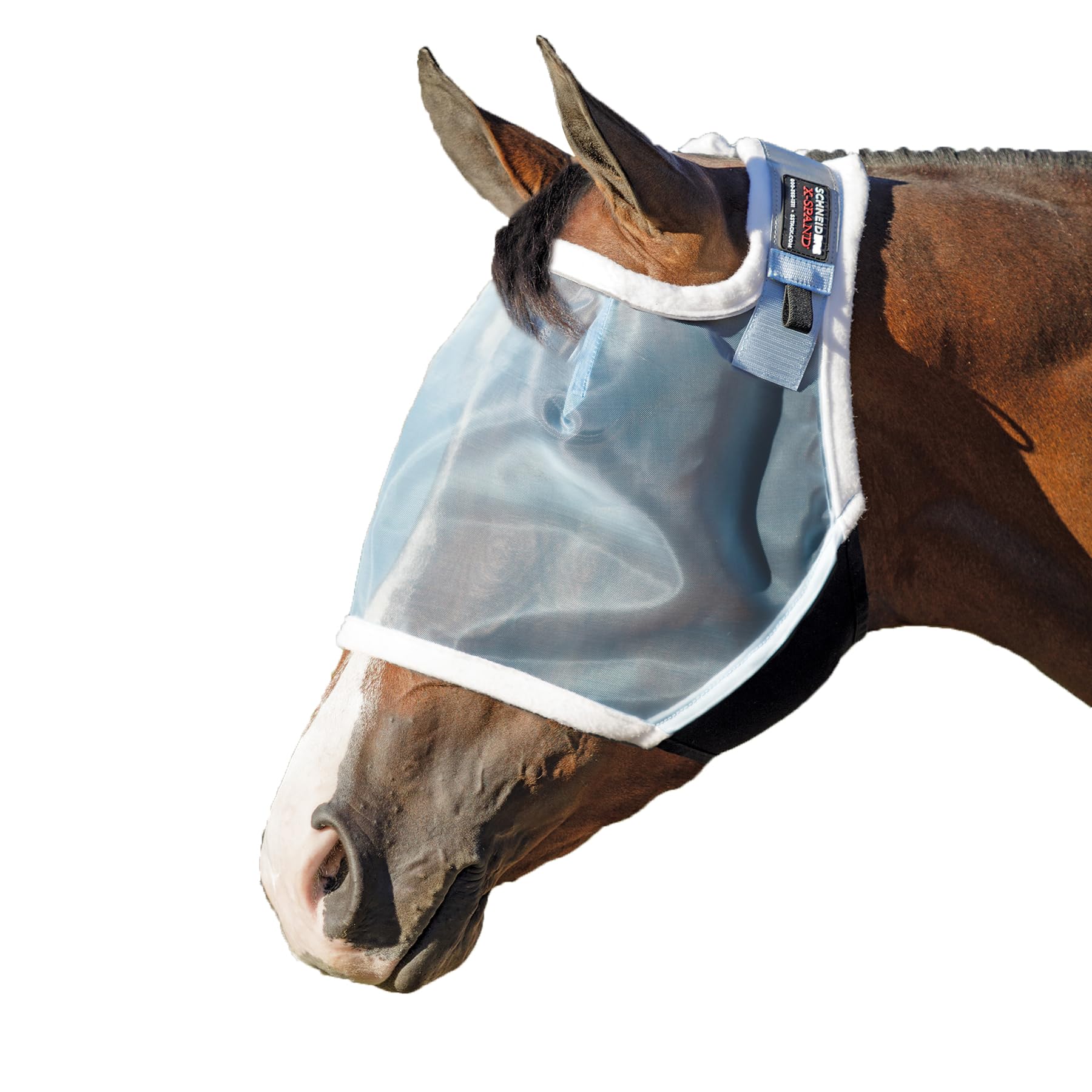 Schneiders X-Spand Mosquito Mesh II Fly Horse Masks Without Ear | Enhanced Comfort & Visibility | Jaw for Natural Movement | 40%
