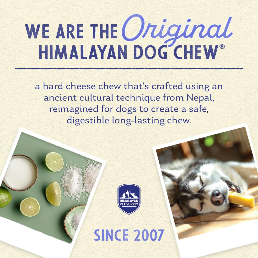 Himalayan Cheese Chews, Long Lasting, Stain Free, Protein Rich, Low Odor,100% Natural, Healthy & Safe, No Lactose, Gluten Or Gra