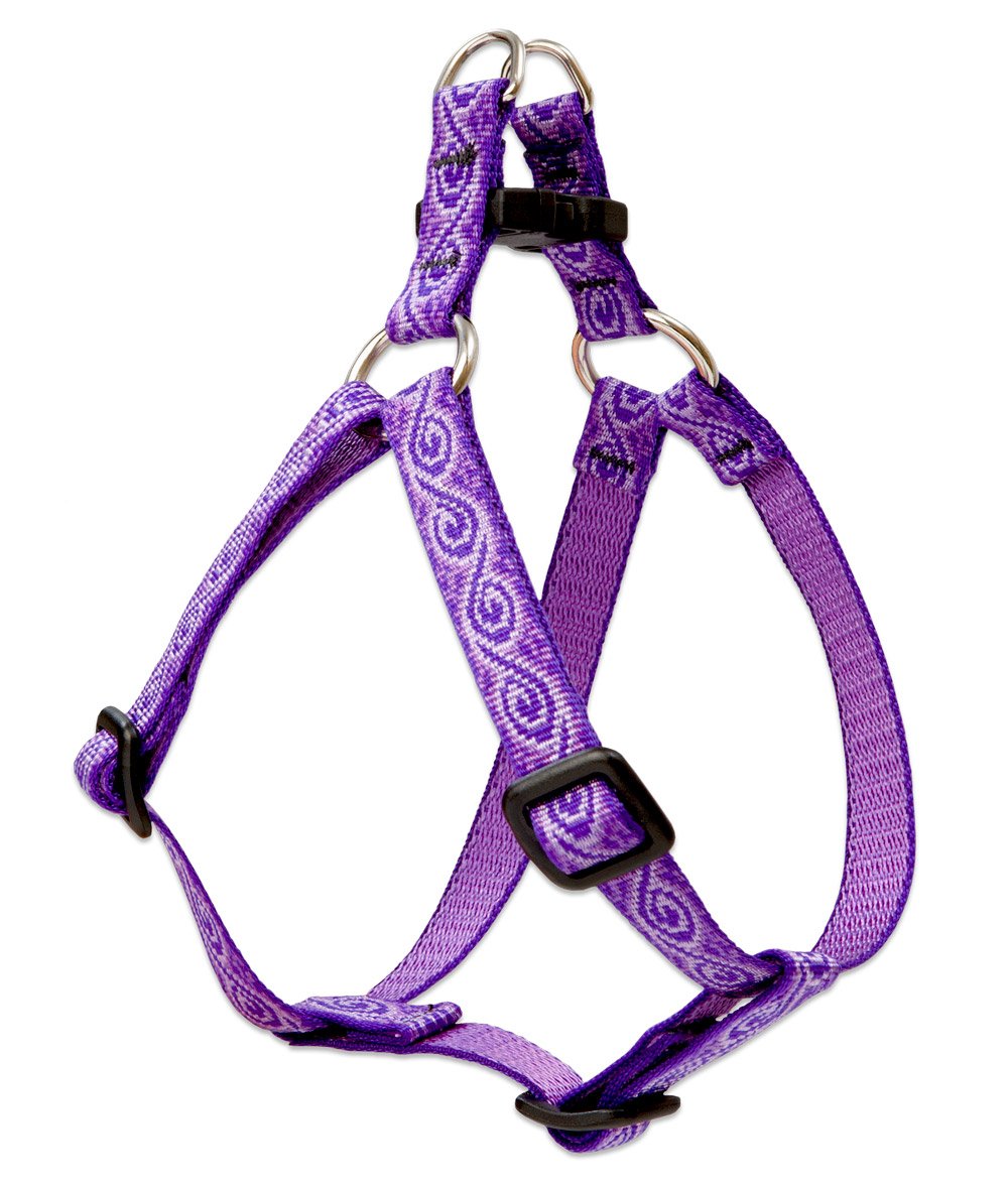 LupinePet Originals 1/2'' Jelly Roll 12-18'' Step In Harness for Small Dogs