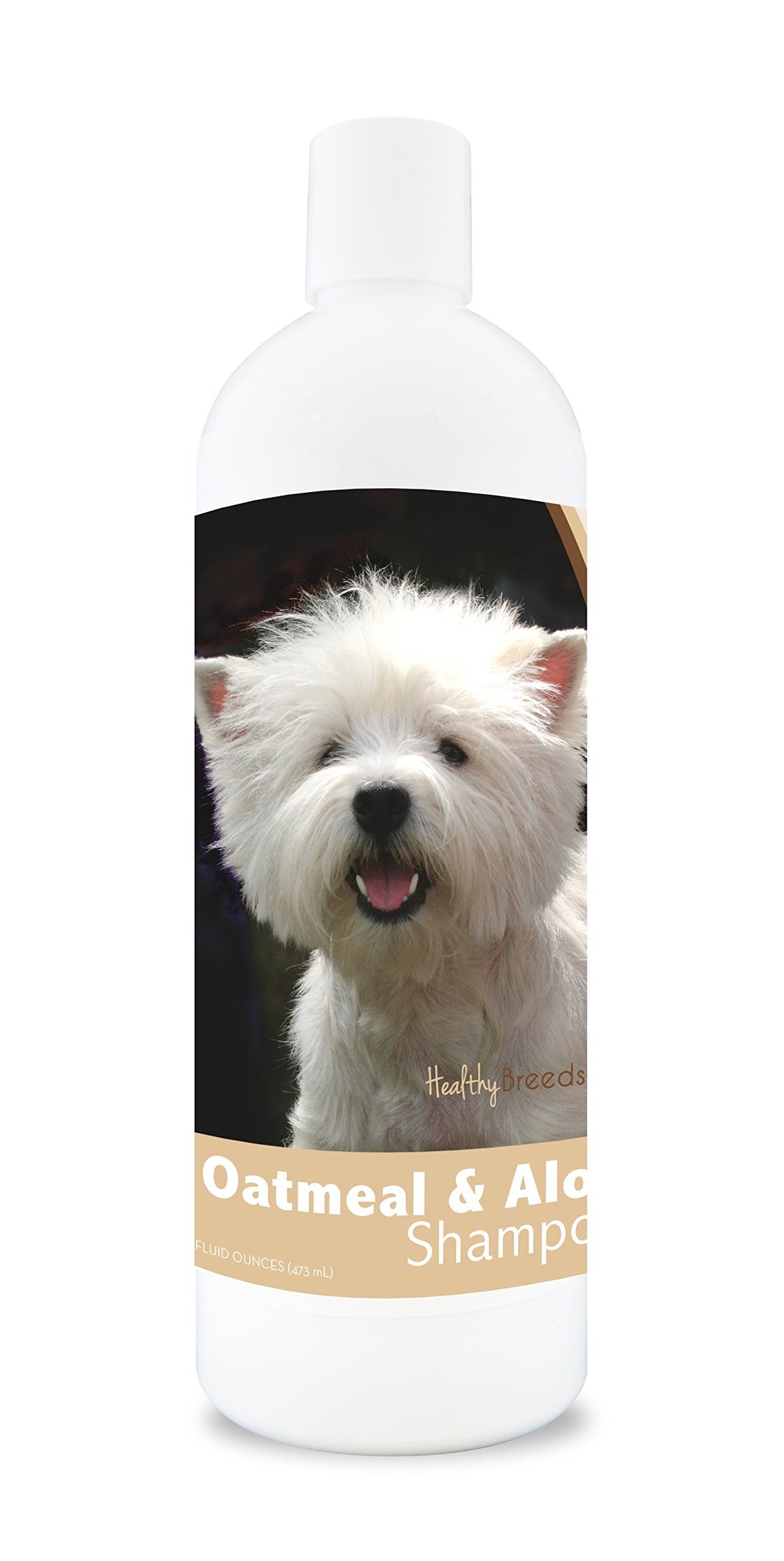 Healthy Breeds West Highland White Terrier Oatmeal Shampoo With Aloe 16 Oz