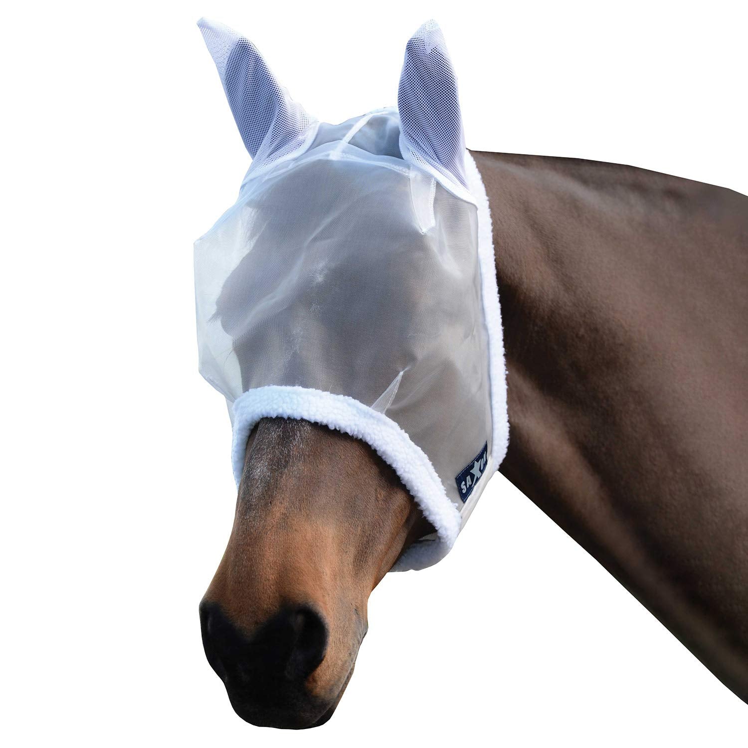 Saxon Fly Mask, White, Full