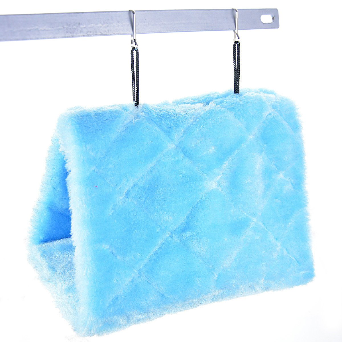 Winter Warm Bird Nest House Shed Hut Hanging Hammock Finch Cage Plush Fluffy Birds Hut Hideaway for Hamster Parrot Macaw Budgies