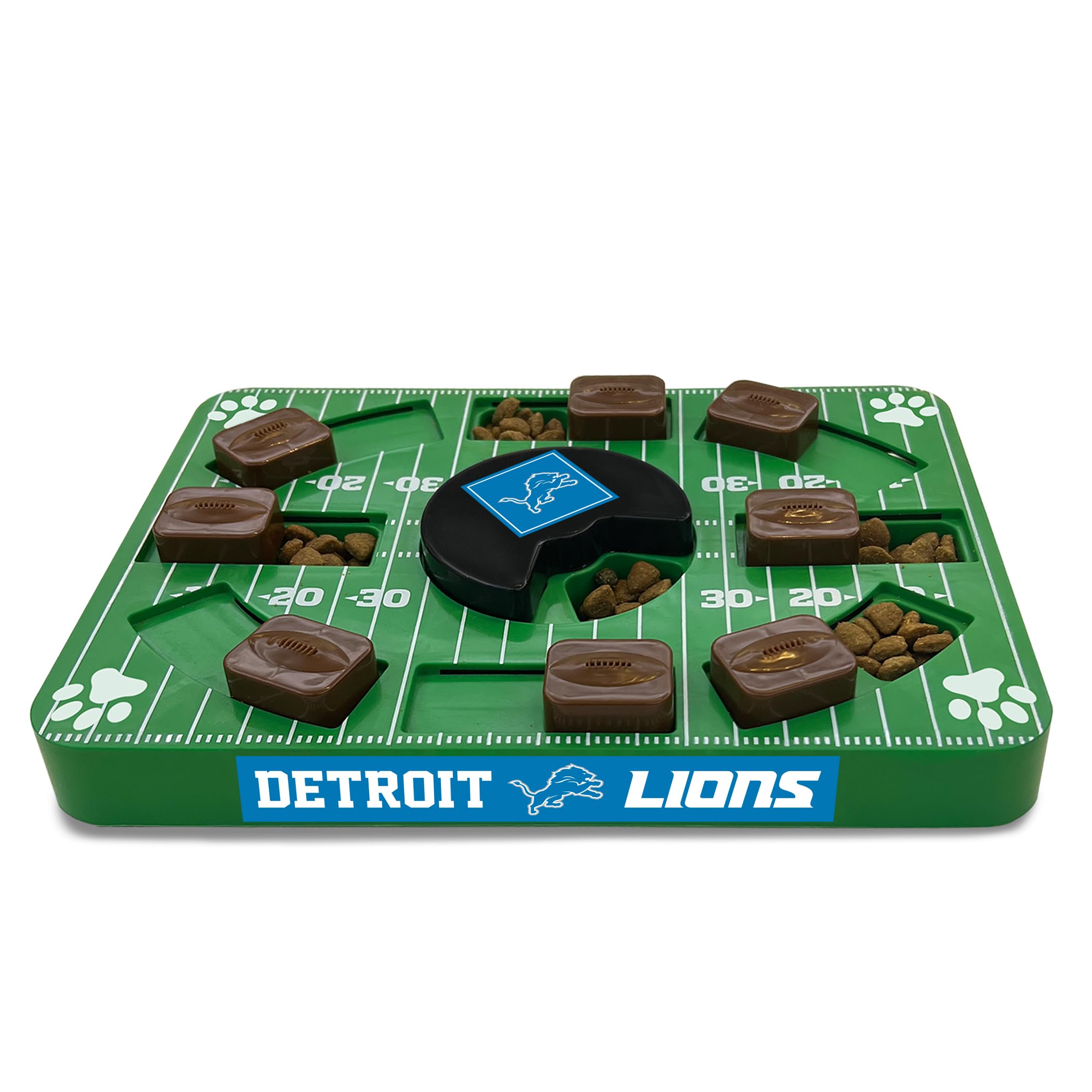 Pets First Nfl Detroit Lions Puzzle Toy, Puzzle Treat Dog Toy, Interactive Dog Treat Toy, Dog Puzzle