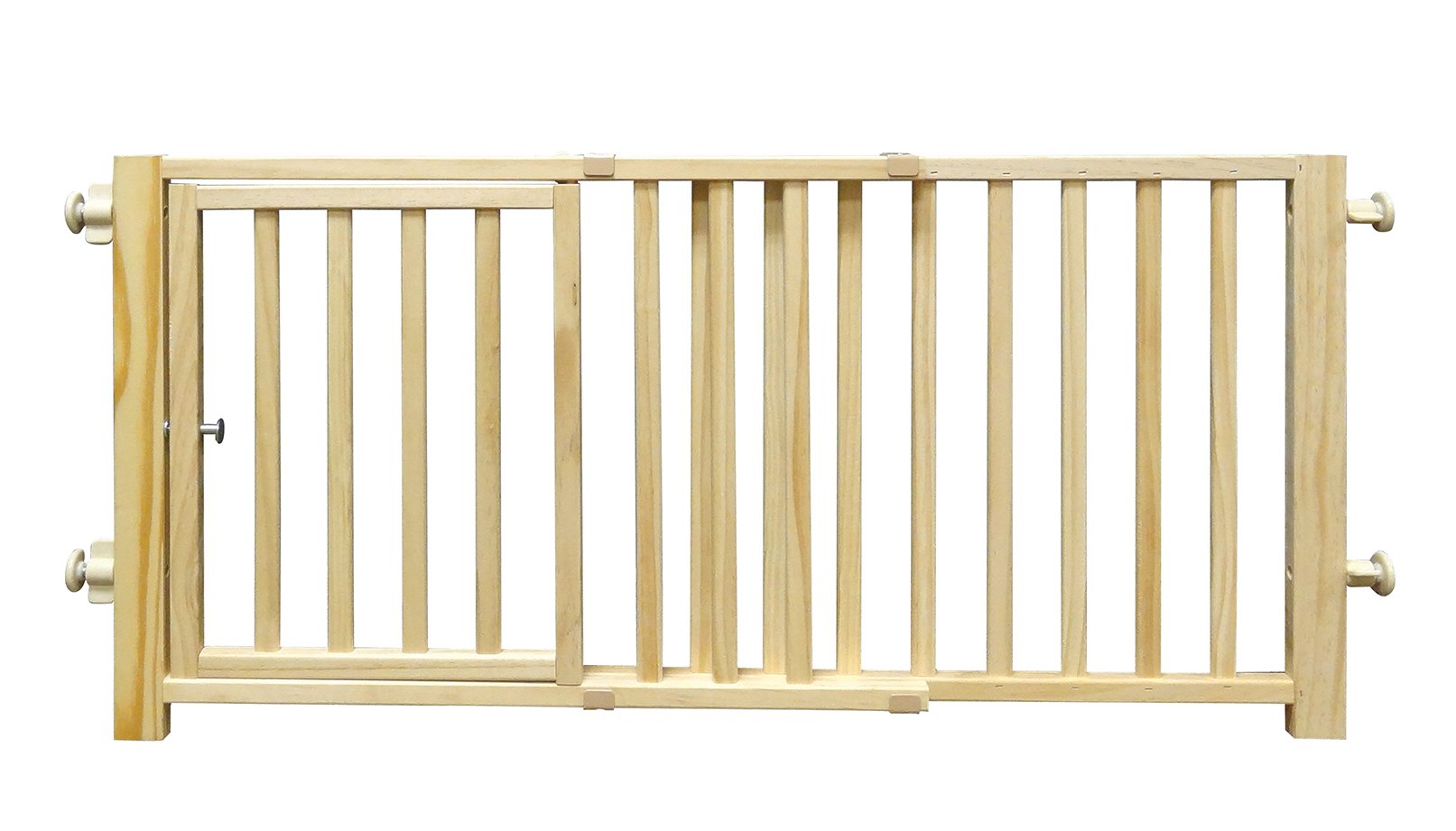Four Paws Walk Over Wooden Dog Gate, 30-44' W By 18' H