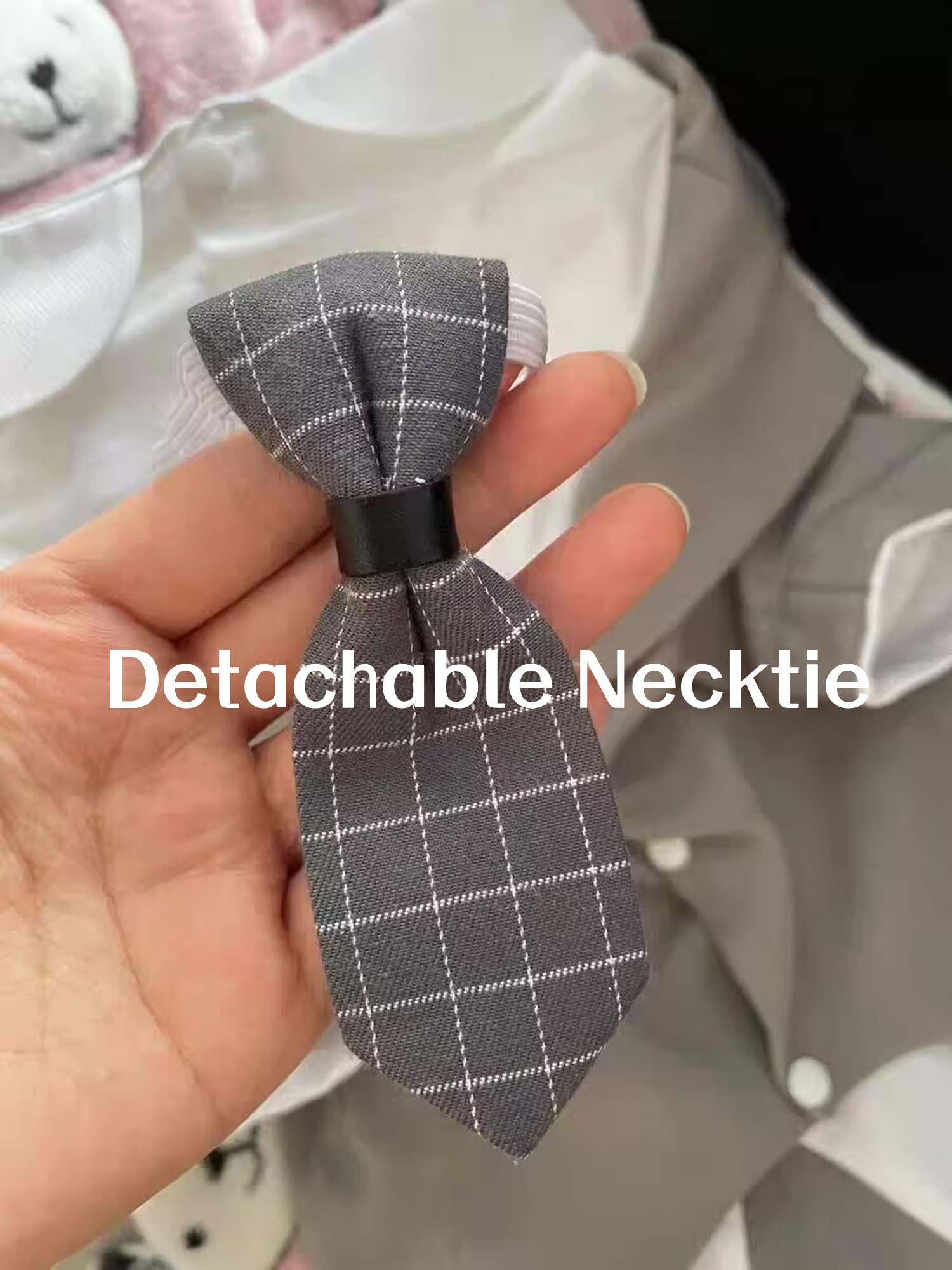 Hdkuw Large Dog Wedding Shirt, Dog Tuxedo With Bow Tie, Dogs Wedding Formal Suit, Doggie Prince Gentleman Costume For Medium Lar