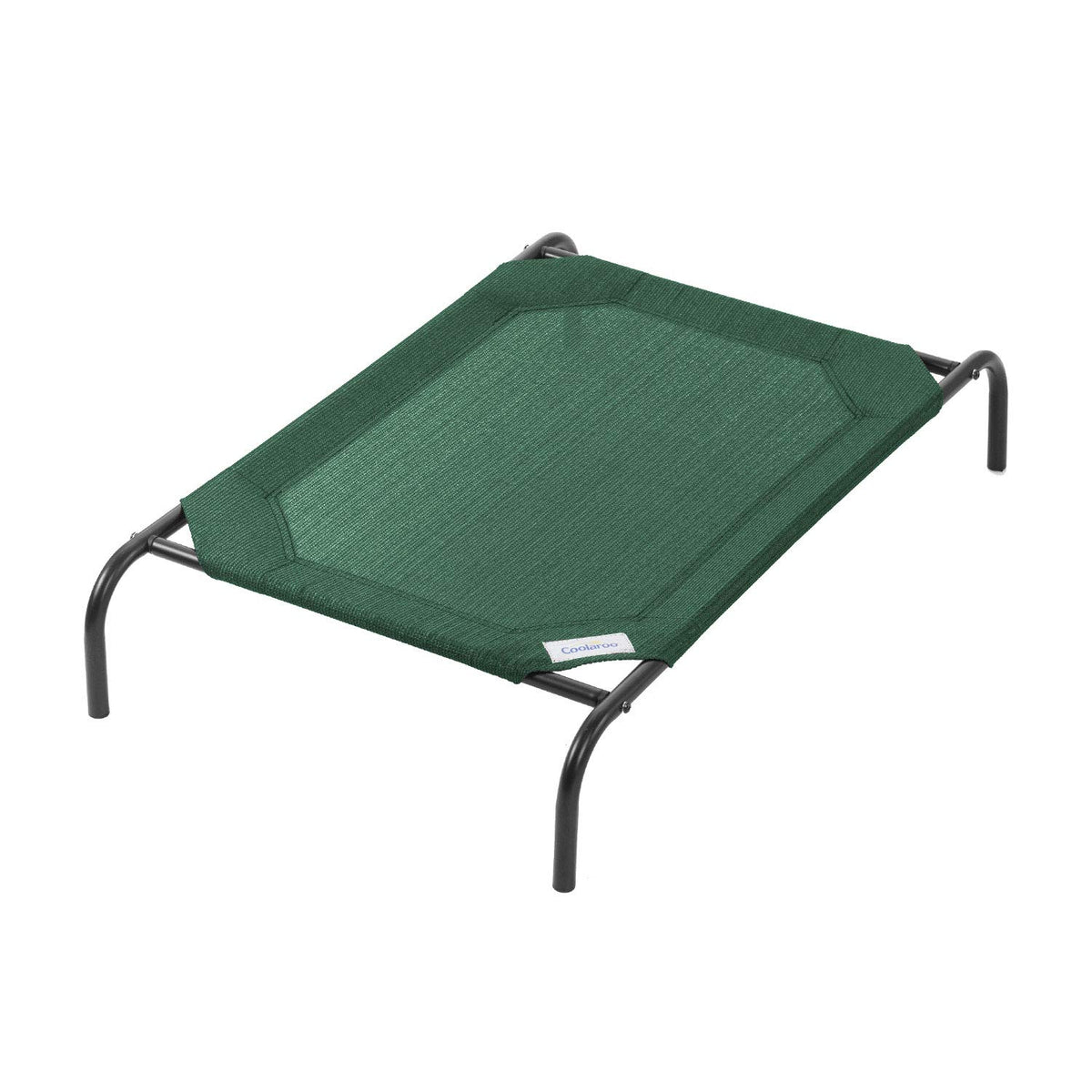 Coolaroo The Original Cooling Elevated Pet Bed, Medium, Brunswick Green