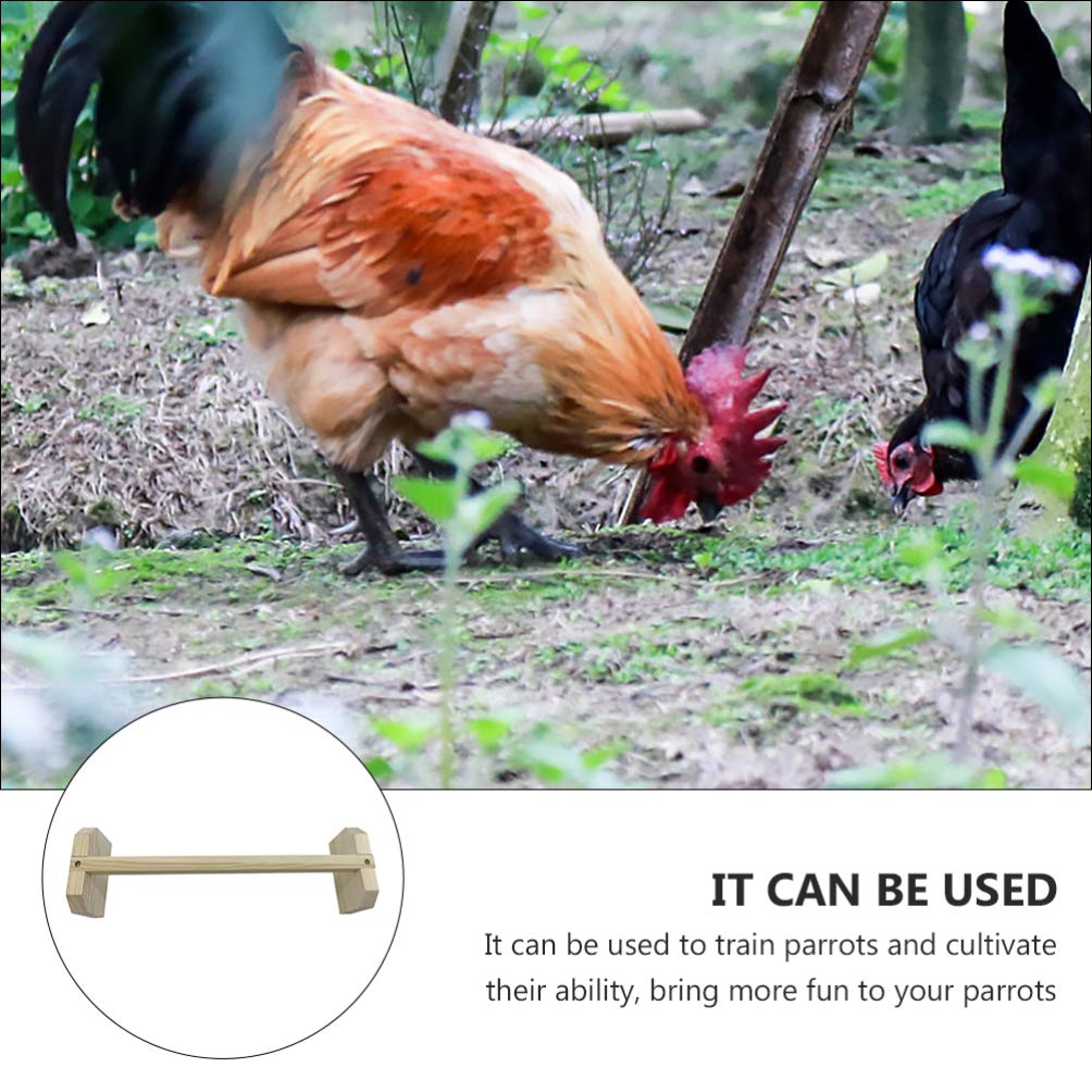 Popetpop 2Pcs Chicken Perch Wooden Roosting Bar For Coop And Brooder Bird Perch For Large Bird Baby Chicks Pollos Gallinas Polluelos Parrots
