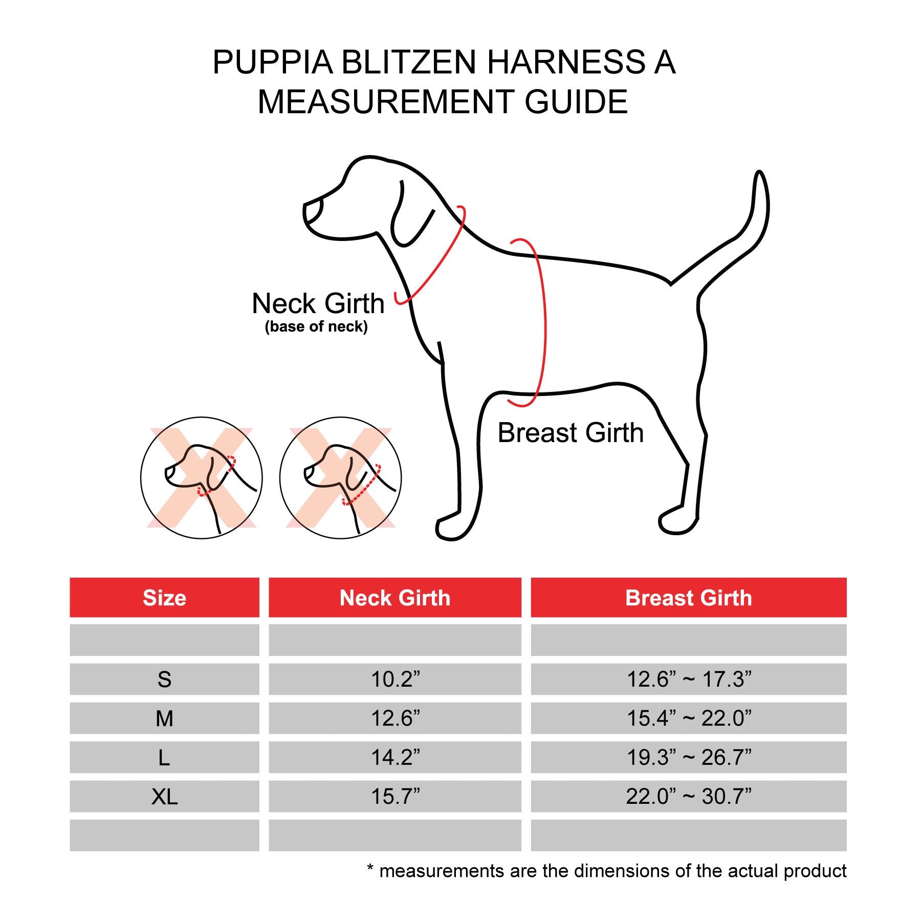Puppia Blitzen Dog Harness Over-The-Head Warm Winter Christmas Holiday Harness Adjustable Chest For Small And Medium Dog, Red, X-Large