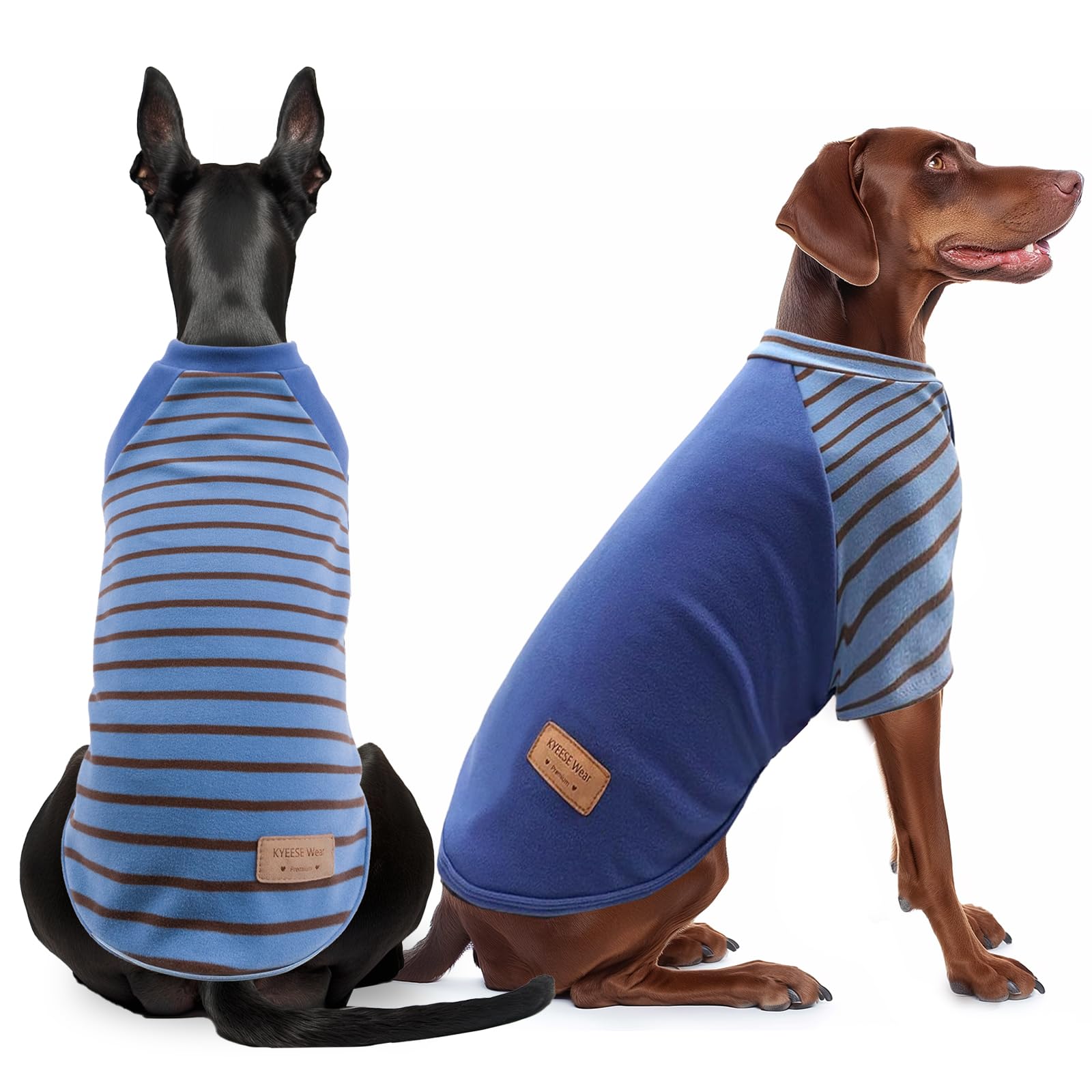 Kyeese 2Pack Dog Sweaters Comfort Pet Sweaters For Large Dog Stretchy Pets Sweater Large Size Dogs Pets Coats Dogs Clothes Soft 