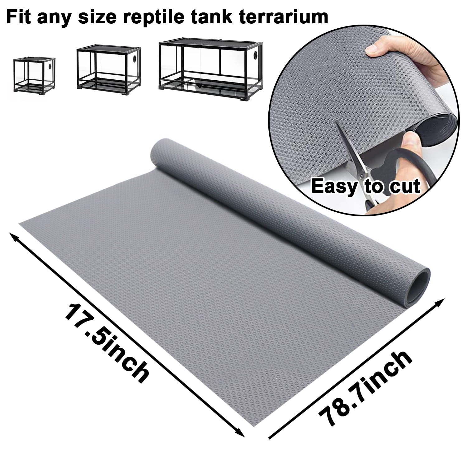 Ruenxg Reptile Carpet Reptile Mat 2 Pack Bearded Dragon Leopard Gecko Substrate Bearded Dragon Tank Flooring Snake Tortoise Bedd