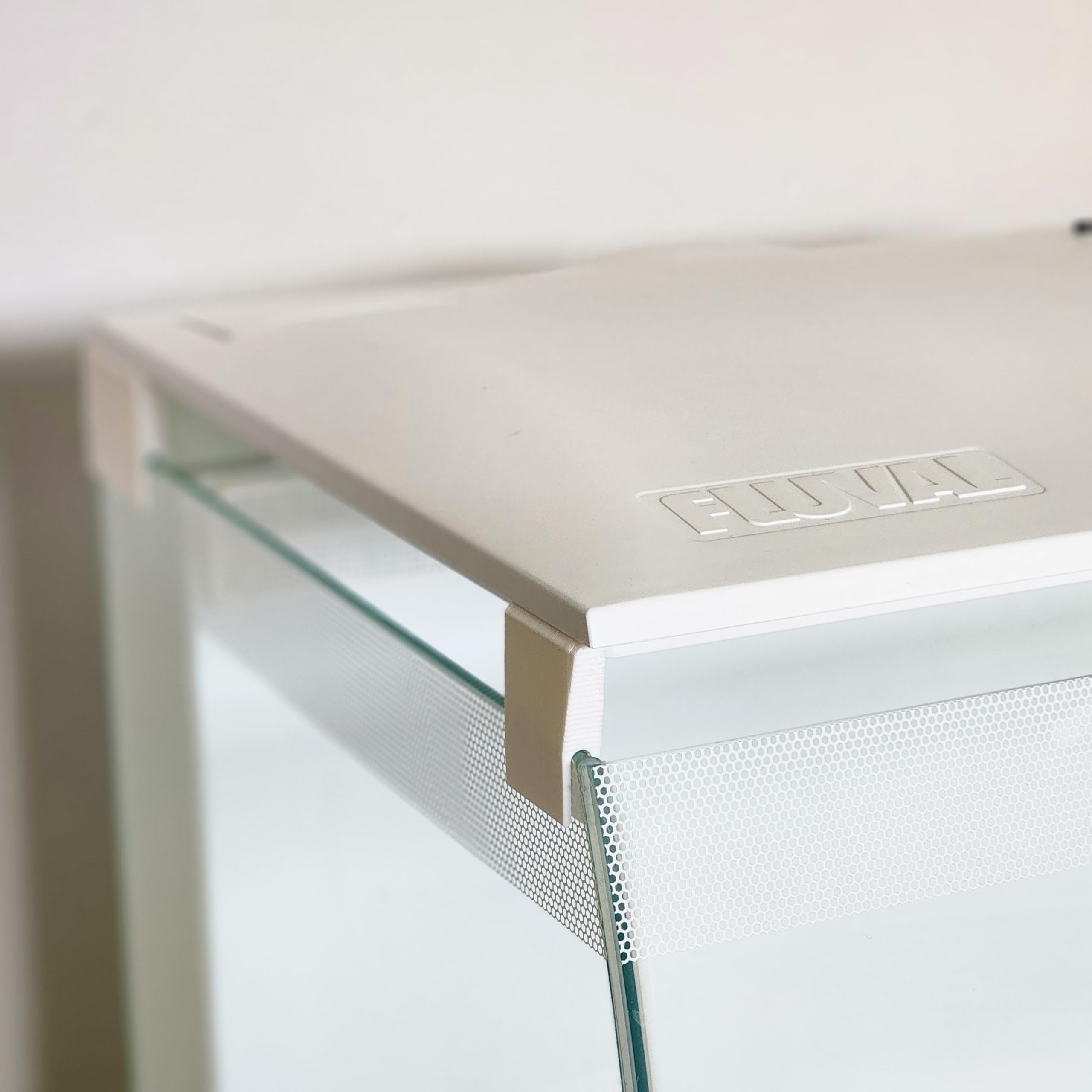 FISH GUILD CORP Lid Risers for Fluval Flex Aquariums, 9, 15 & 32.5 Gallon, Canopy Support Lifter Set (Black, 15 Gallon (57L))