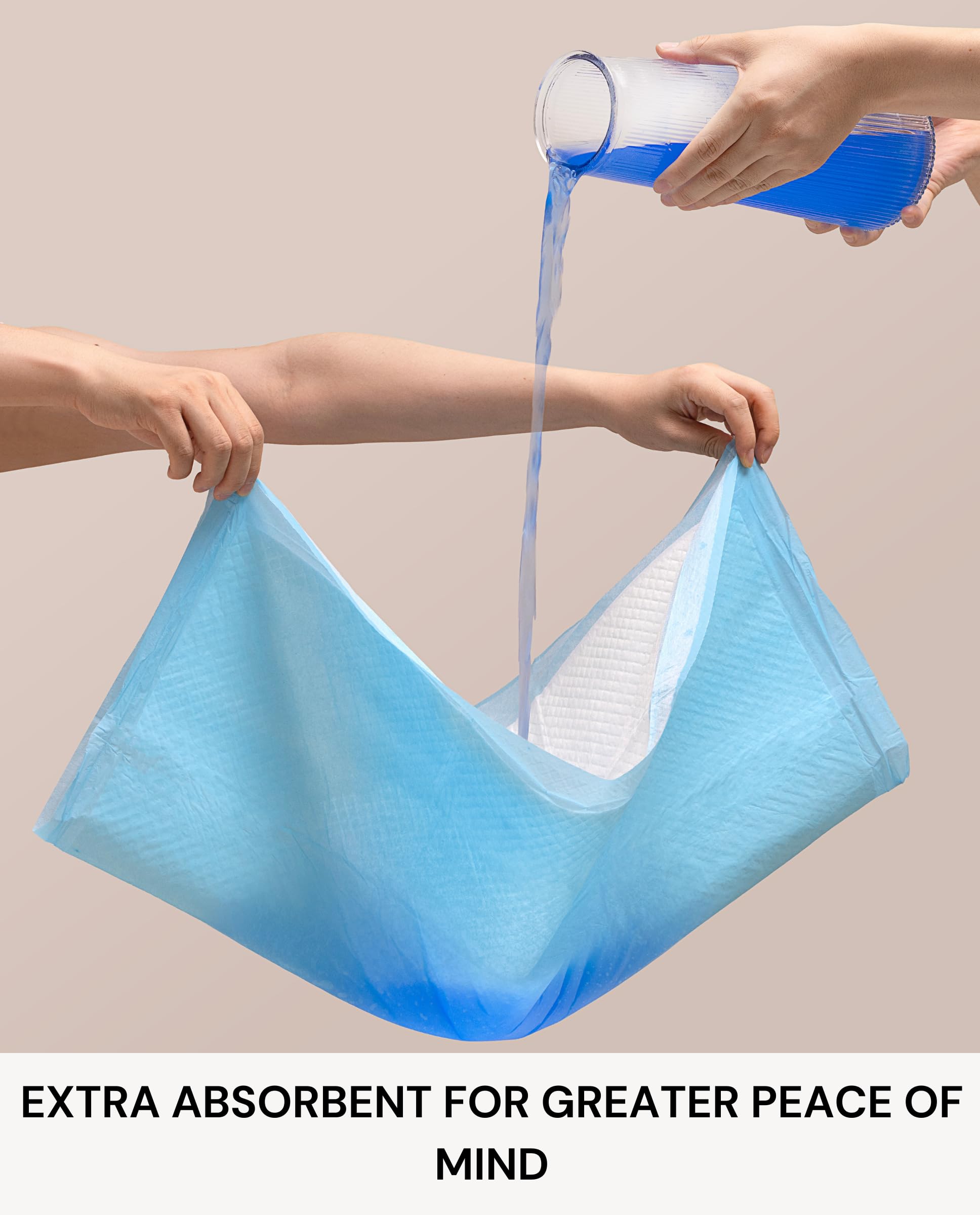 X-Large Puppy Pads, 50 Count, 23 W x 30 L,5 Layers, Training Pee Pads with Superb Absorption, Quick-Drying, Odor Neutralizer, Qu