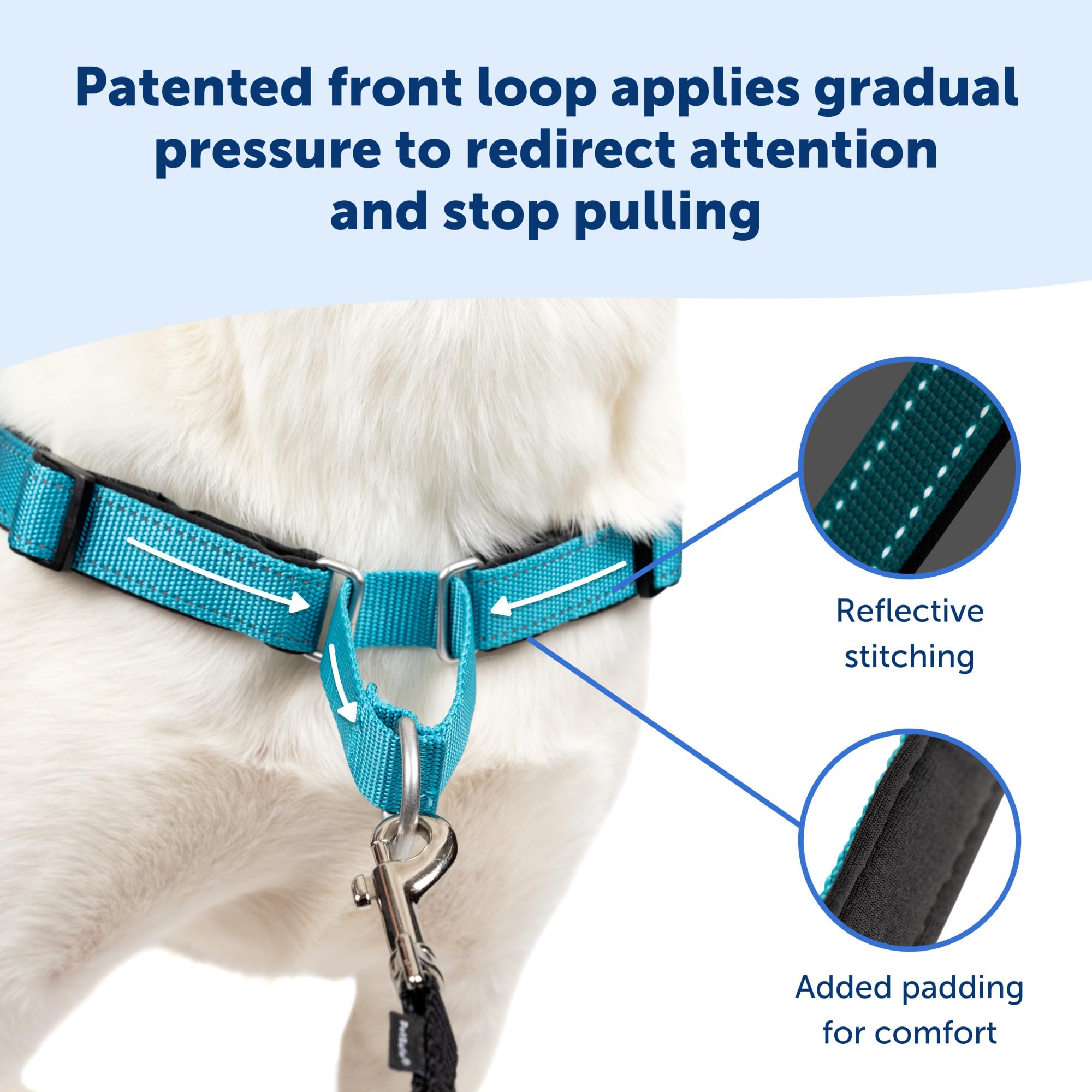 Petsafe Easy Walk Deluxe Dog Harness, No Pull Dog Harness – Perfect For Leash & Harness Training – Stops Pets From Pulling And Choking On Walks – Medium/Large, Apple