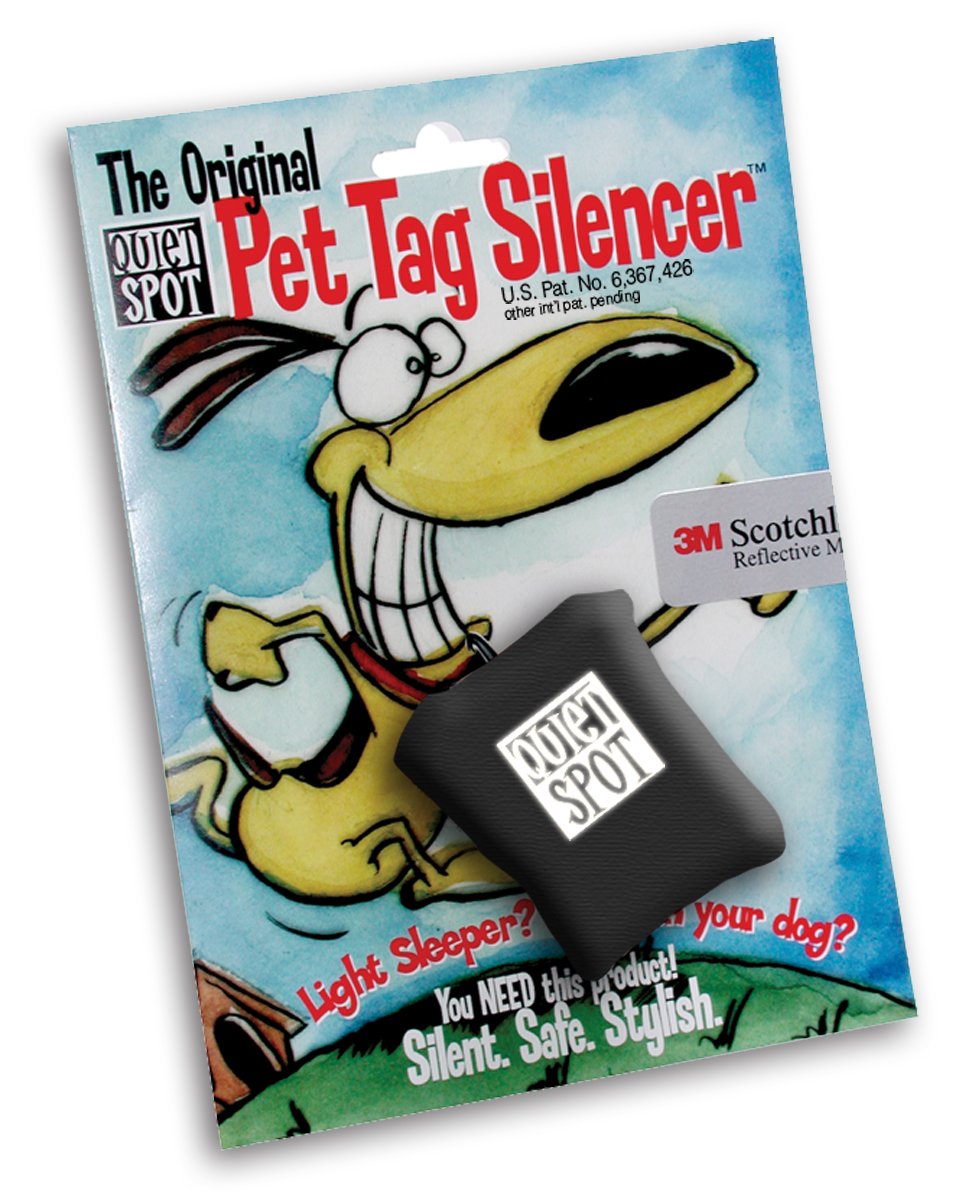 Quiet Spot Pet Tag Silencer (Black)