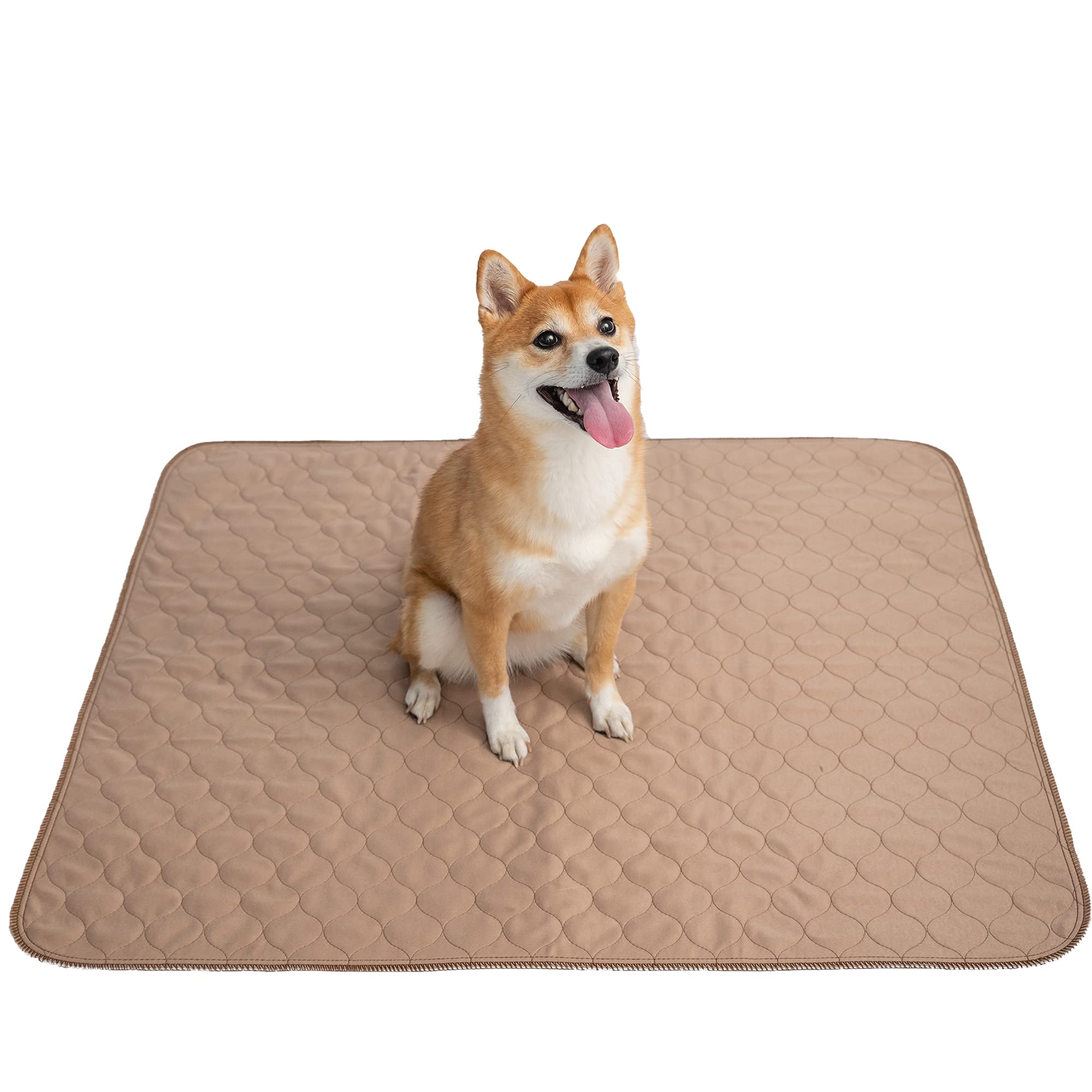 Ezwhelp Reusable Dog Pee Pads - Waterproof Training Pads For Dogs, Washable & Sanitary, Rounded Corners, Laminated, Lightweight,