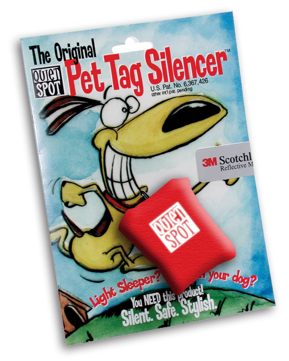 Quiet Spot Pet Tag Silencer (Red)