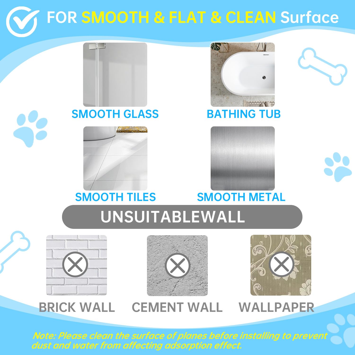 Hlogree Heavy Duty Dog Bathing Suction Cup For Large Dog Within 110Lbs, Pet Dog Cat Bath Holder Suction Cup Anchor For Grooming