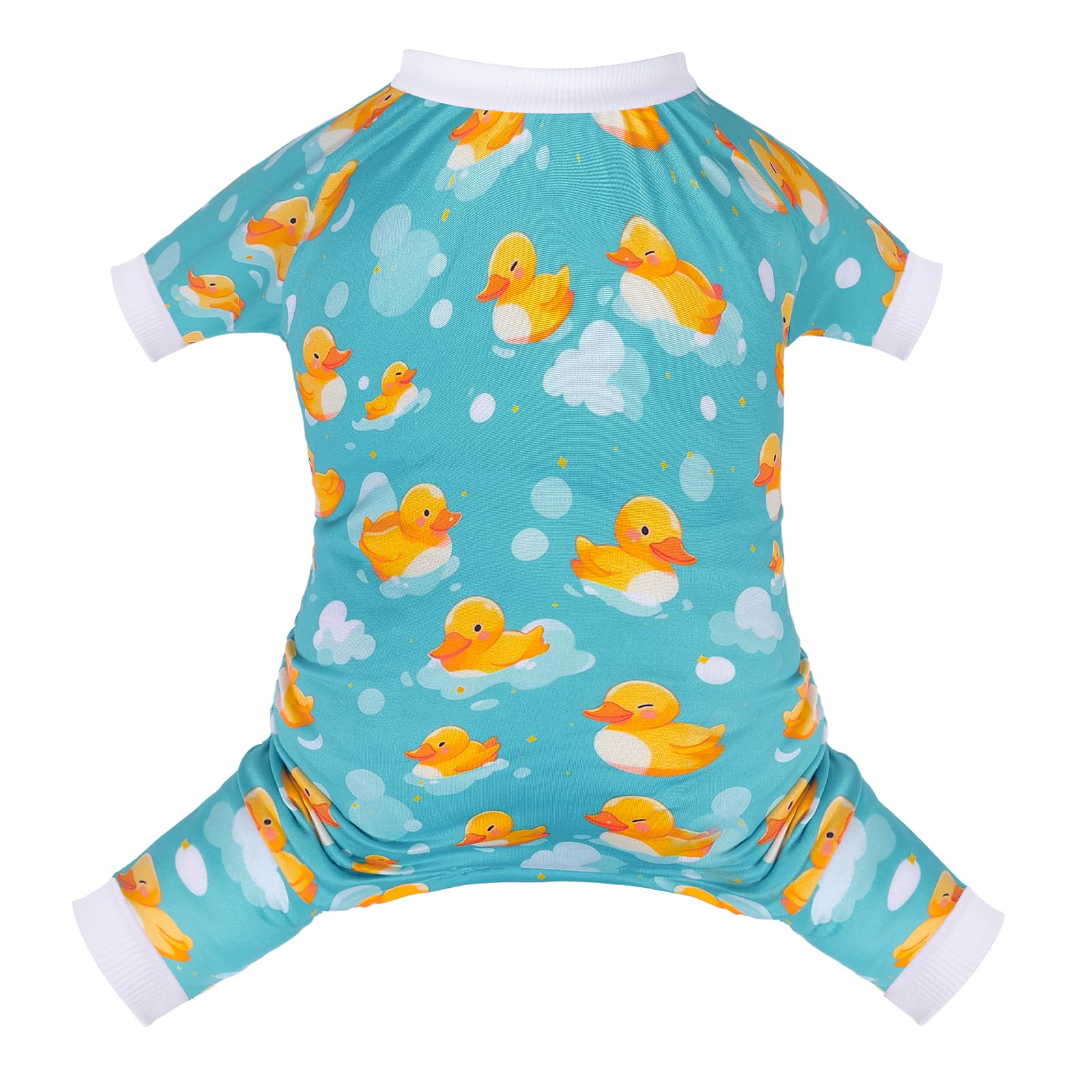 Cutebone Small Dog Pajamas Shirt Stretchy Summer Puppy Pjs Soft Cat Onesies Pet Clothes For Daily Wear Da26S