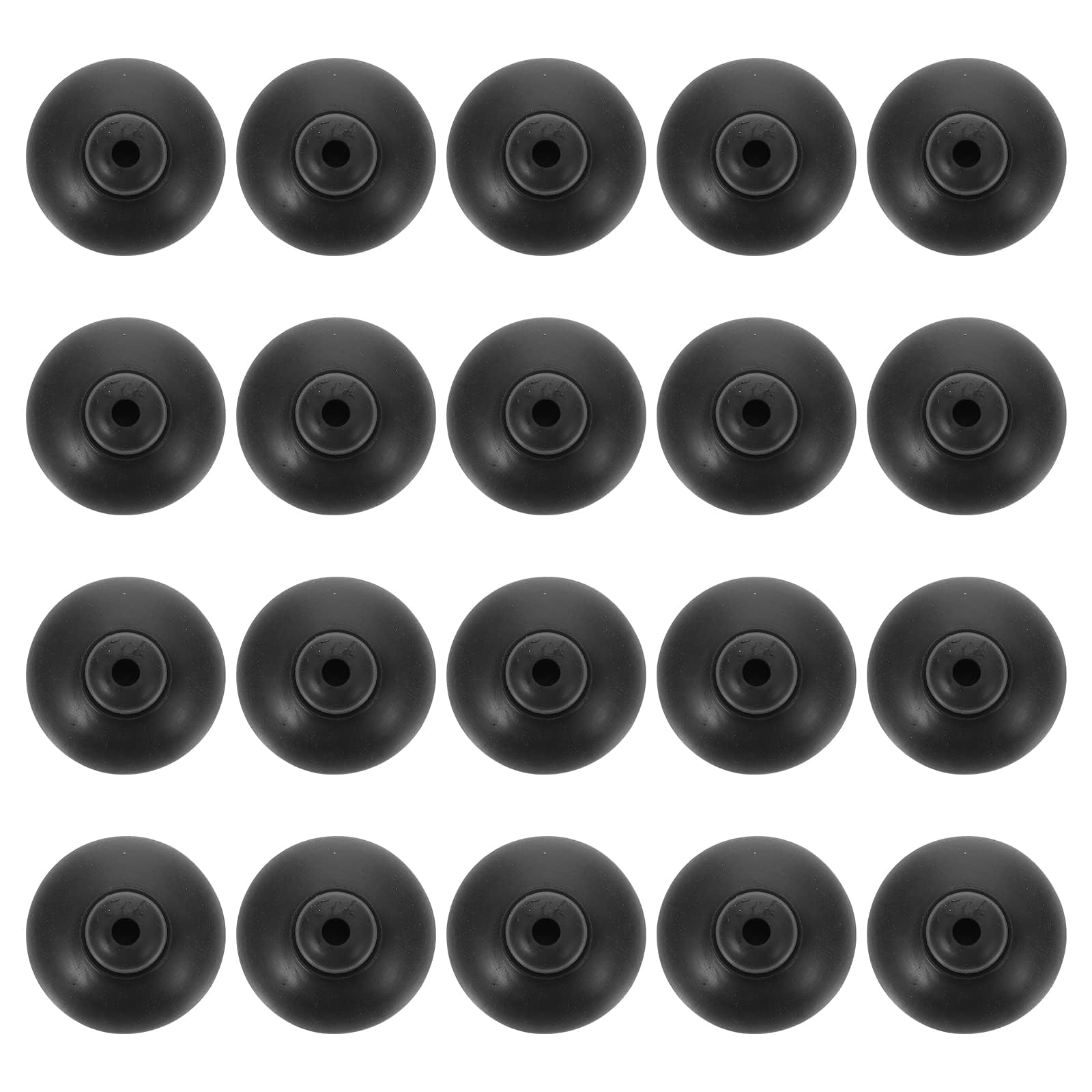 Luozzy 20Pcs Aquarium Suction Cup Clips 25Mm Black Sucker Clip Holder Clamp Fish Tank Accessories Filter Air For Fish Tank Aeration Setup, Black